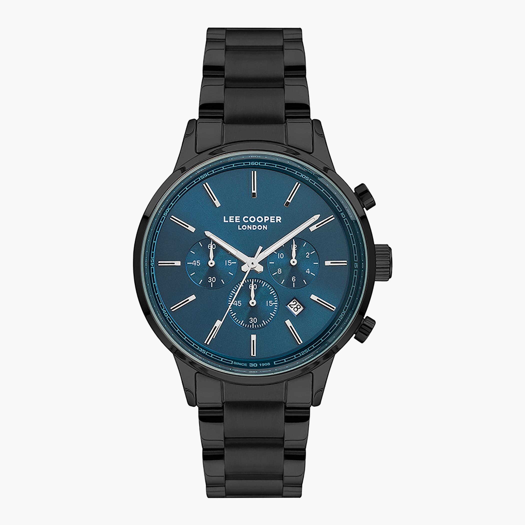Lee Cooper Men Metal Black Strap Chronograph Watch - LC07276.690-men-watchesandjewellery-watches-image-1