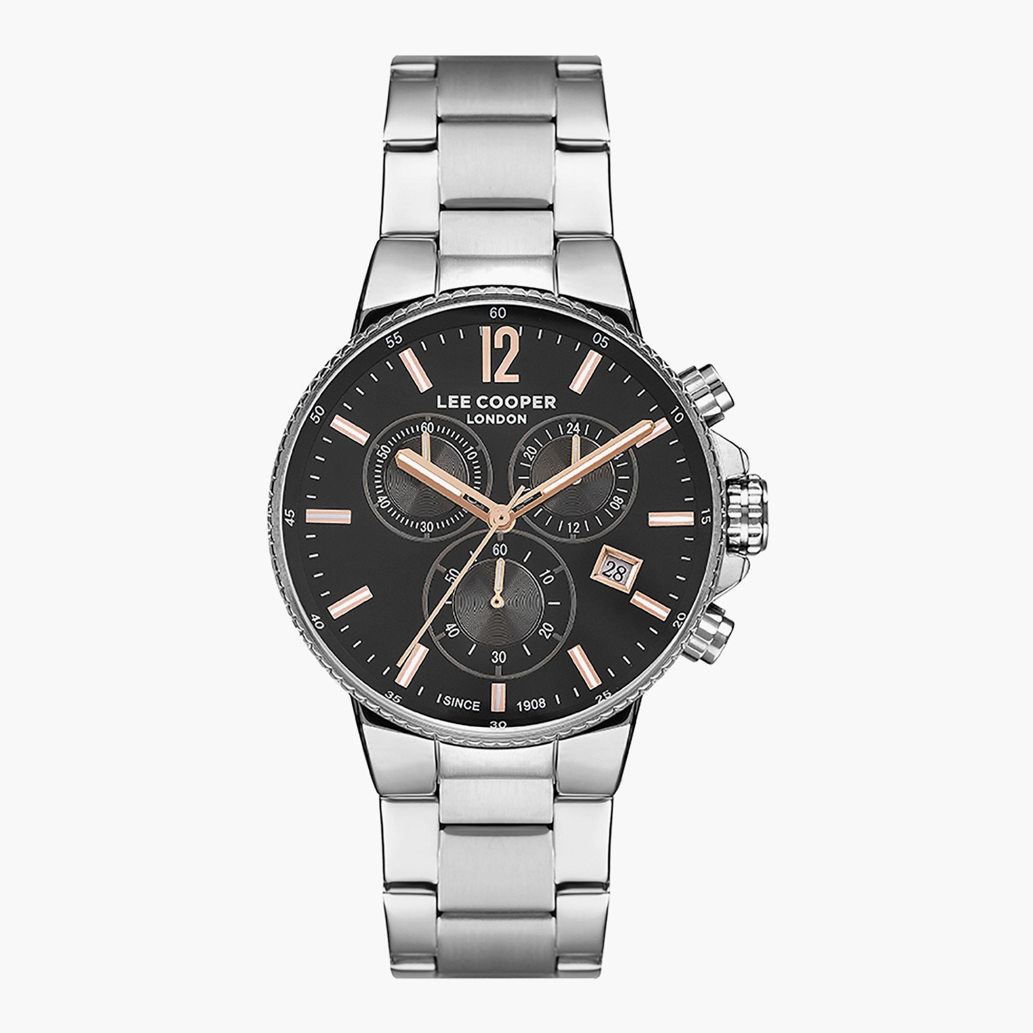 Lee Cooper Men Metal Silver Strap Chronograph Watch - LC07317.350-men-watchesandjewellery-watches-image-1