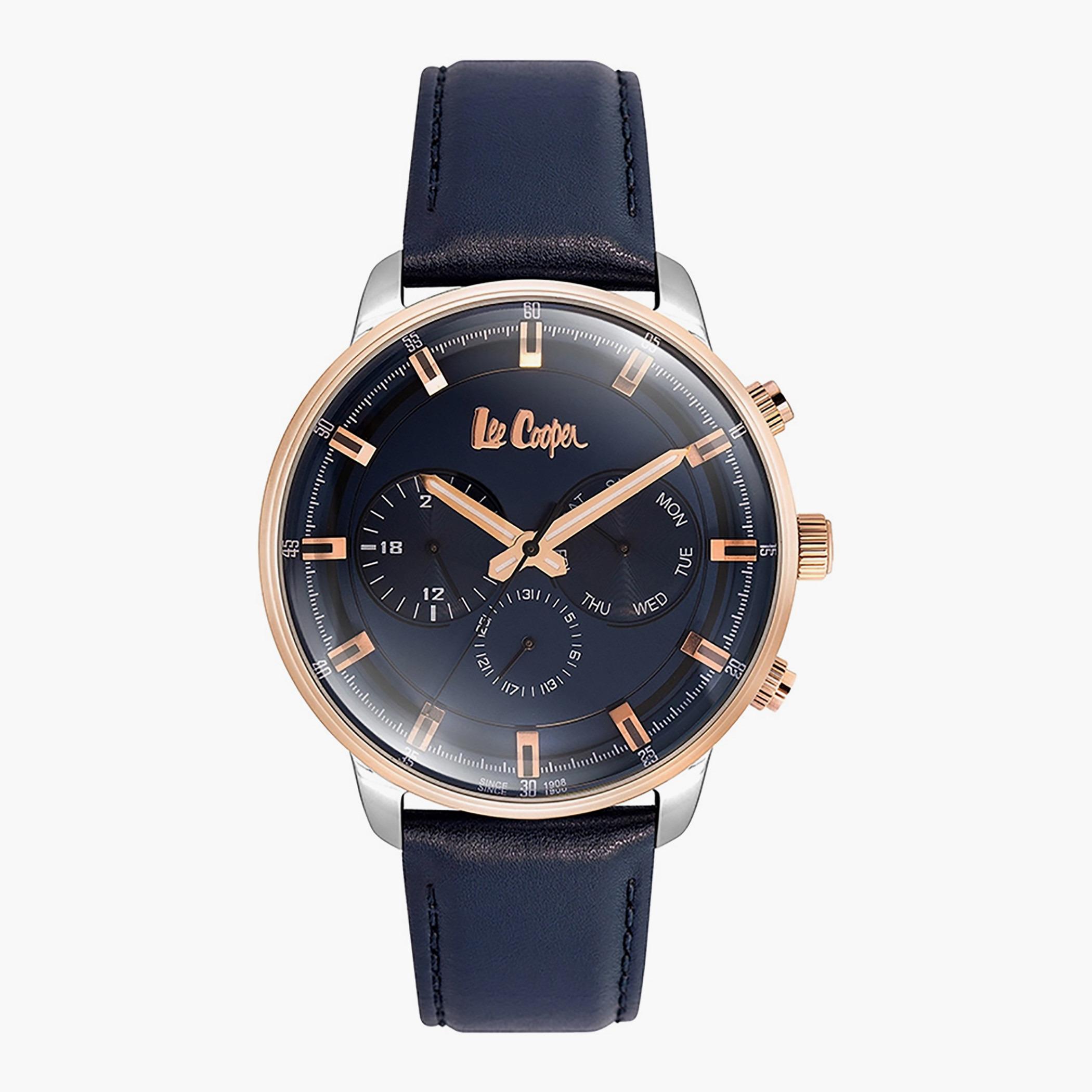 LC06984.591- راقب حزام جلد كرونوغراف البحرية ملك الرجال لي كوبر-men-watchesandjewellery-watches-image-1