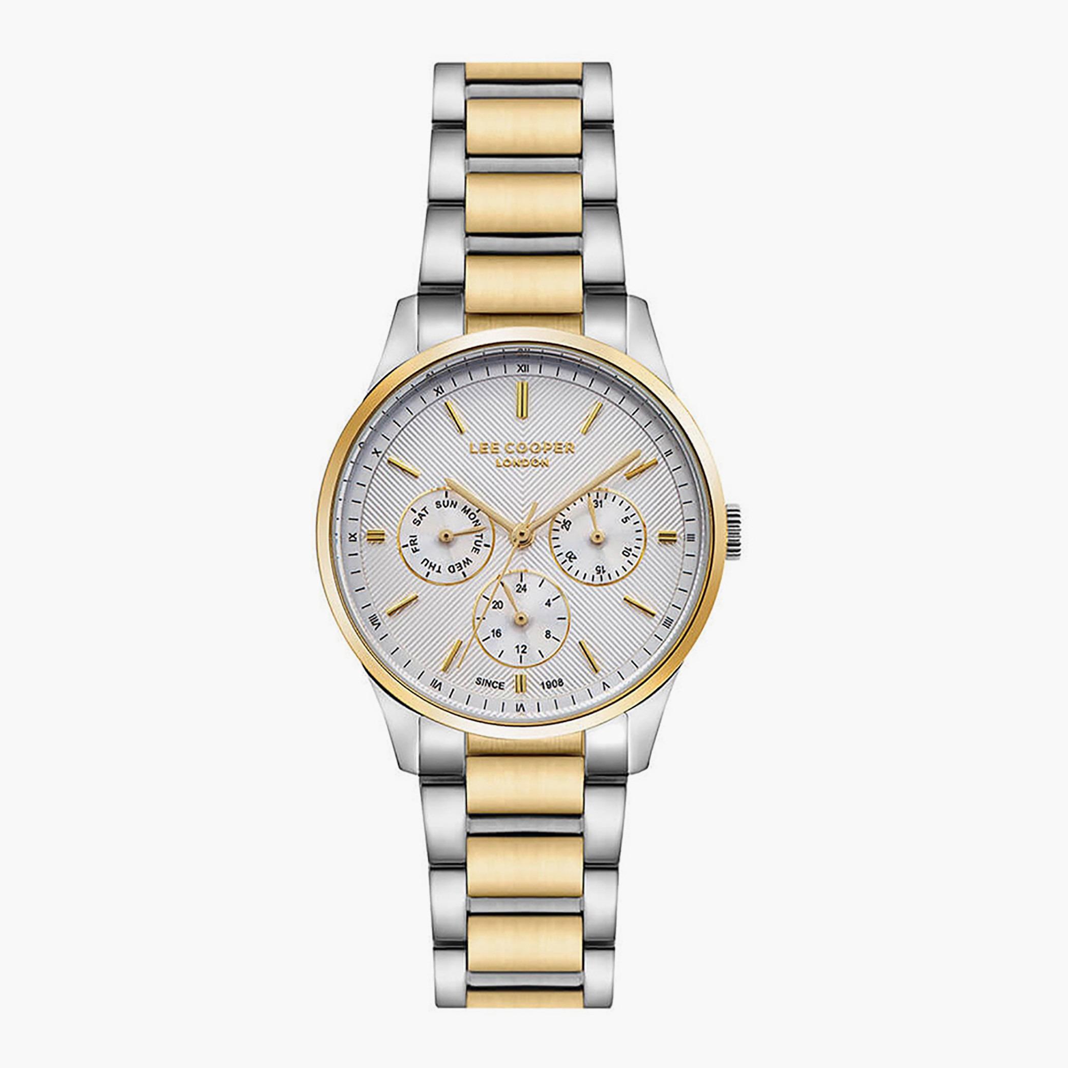 Lee Cooper Women Metal Silver & Gold Strap Analog Watch - LC07024.230-women-watchesandjewellery-watches-image-1