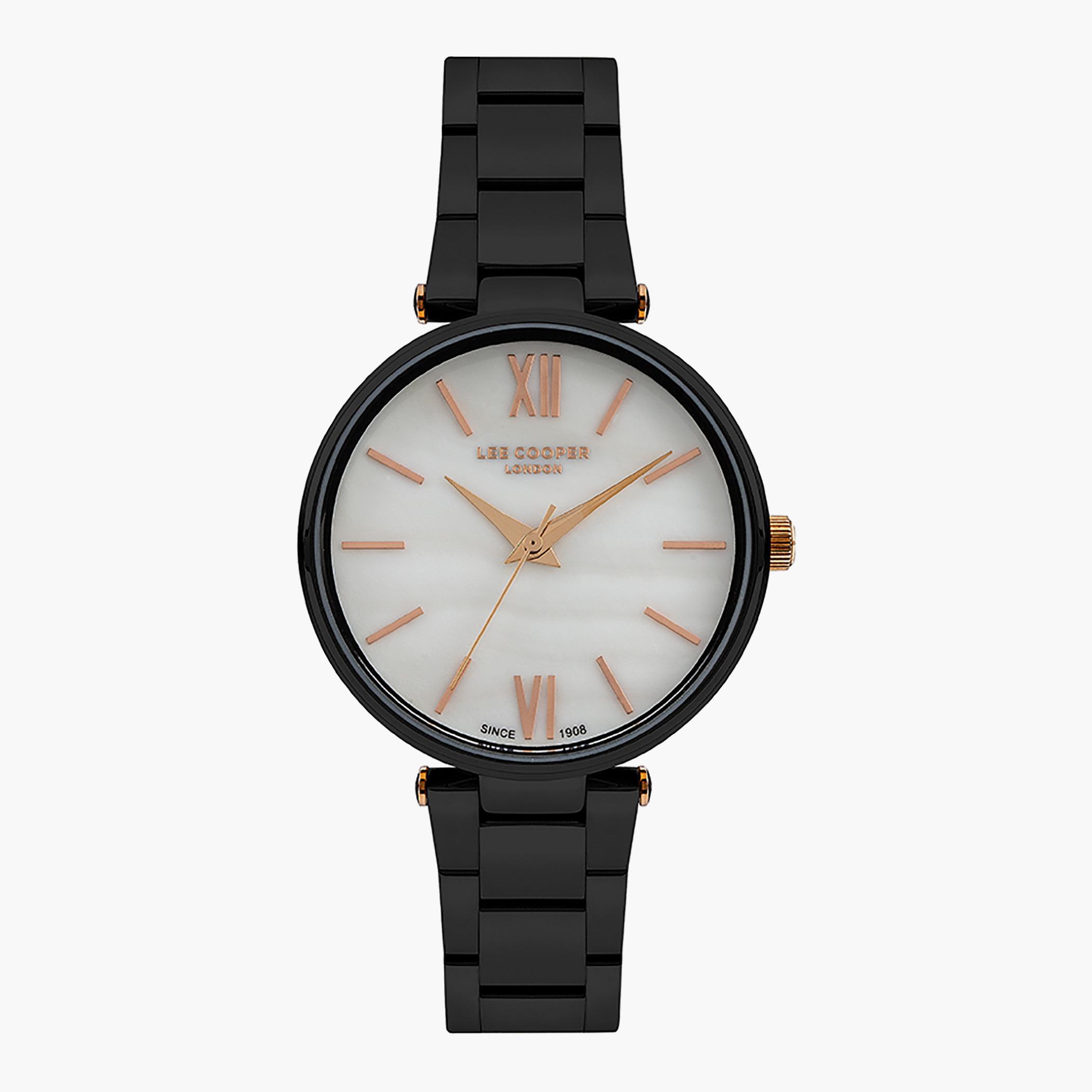 Lee Cooper Women Metal Black Strap Analog Watch - LC07025.620-women-watchesandjewellery-watches-image-1