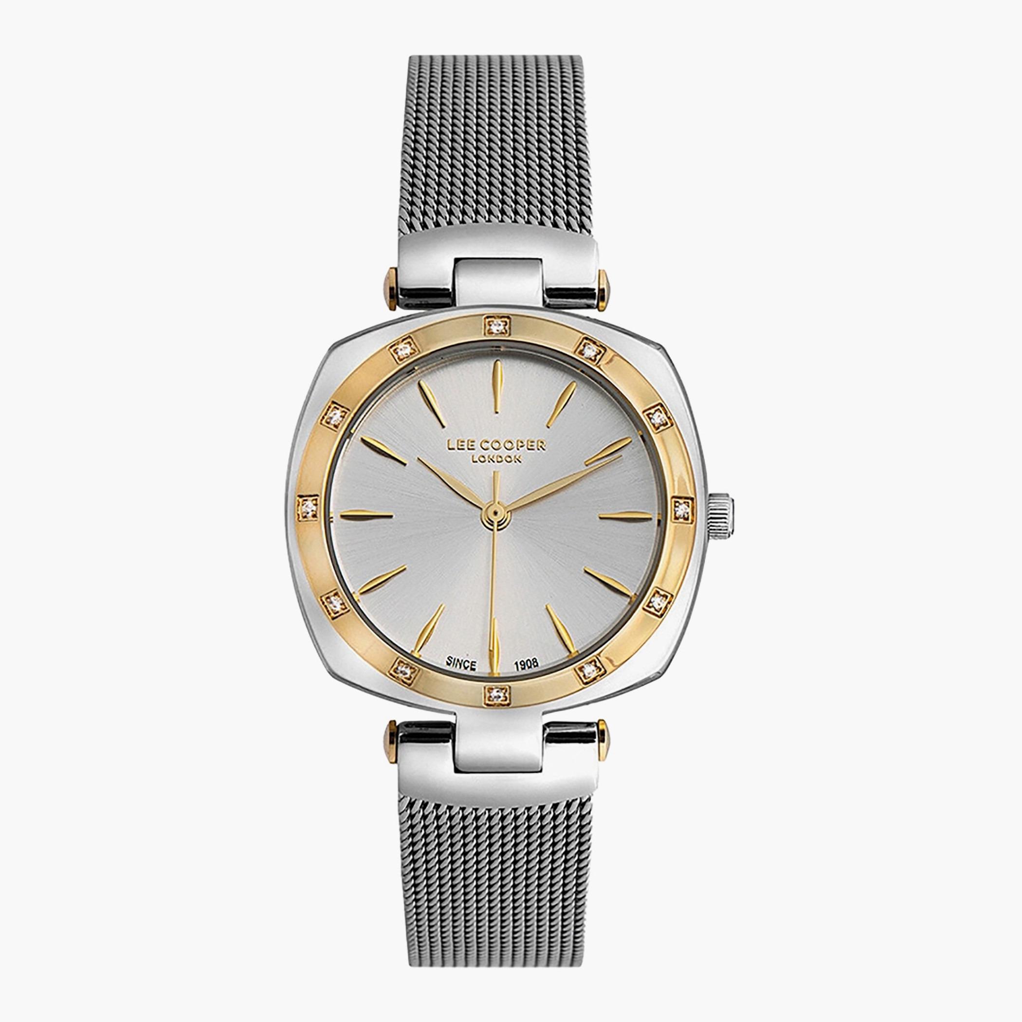 Lee Cooper Women Metal Silver Strap Analog Watch - LC07066.230-women-watchesandjewellery-watches-image-1