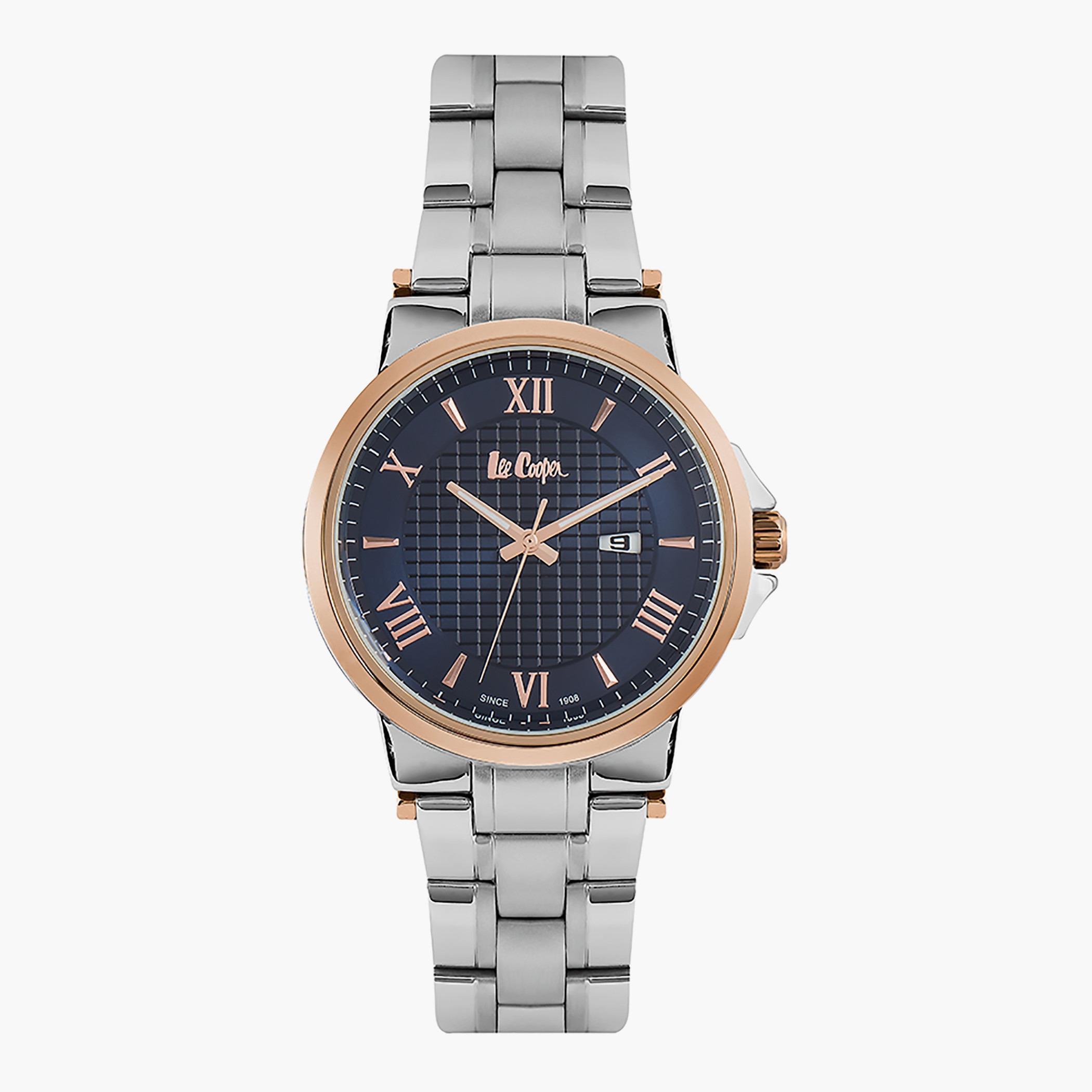 LC06622.590- راقب حزام معدن تناظرية بني ملك الرجال لي كوبر-men-watchesandjewellery-watches-image-1