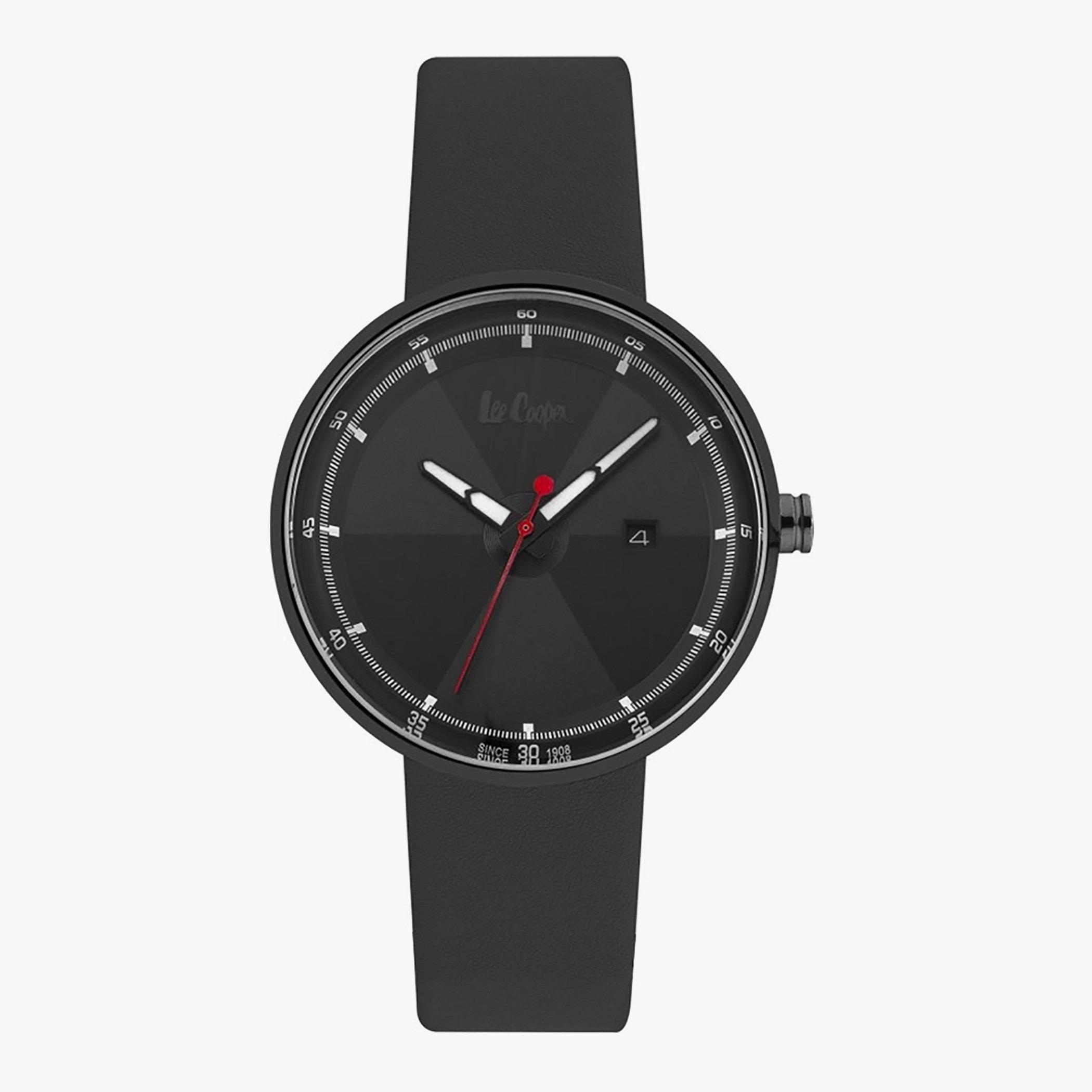 Lee Cooper Unisex Leather Black Strap Analog Watch - LC06949.651-men-watchesandjewellery-watches-image-1