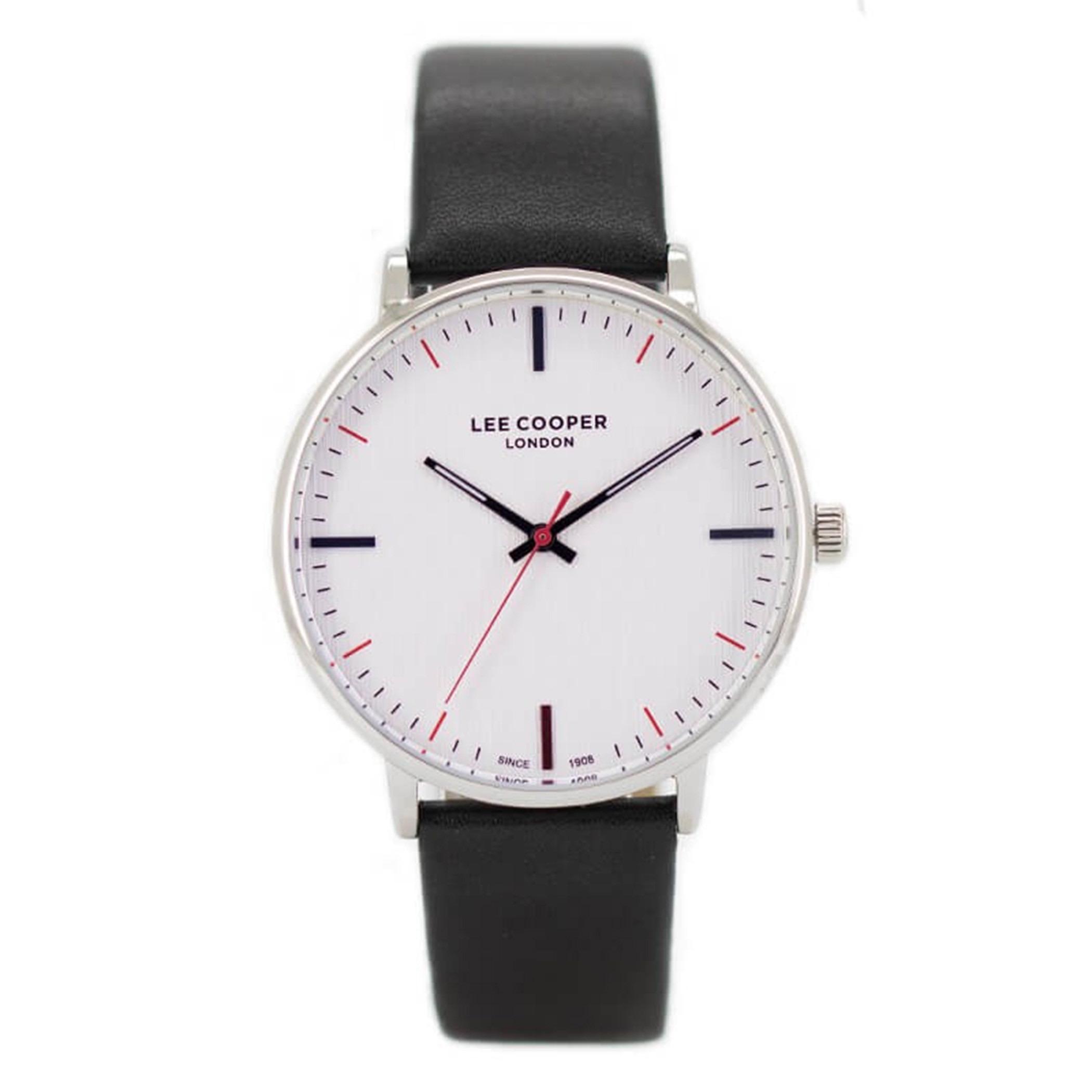 LC07090.331- راقب حزام جلد تناظرية أسود ملك الرجال لي كوبر-men-watchesandjewellery-watches-image-1