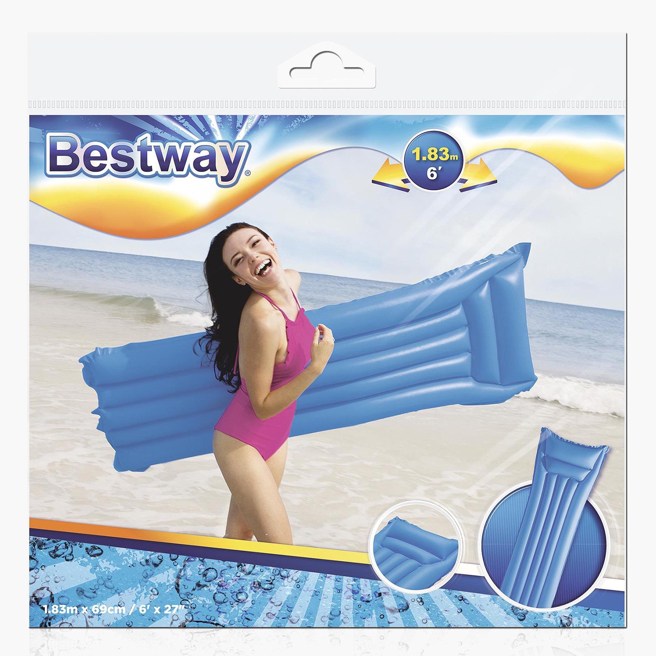Bestway Matte Finish Air Mat - 183x69 cms-toys-outdoor-poolandbeach-floatsandboats-image-2