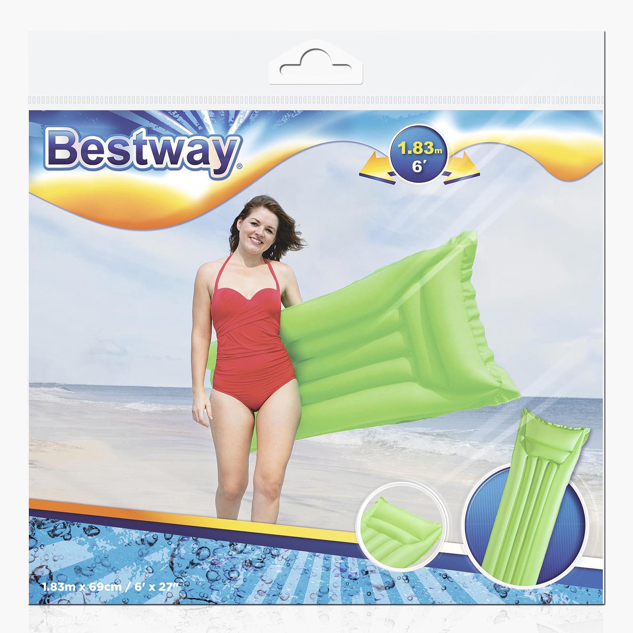 حصيرة هوائية بتشطيب مطفي من بيست واي - 183x69 سم-toys-outdoor-poolandbeach-floatsandboats-image-3