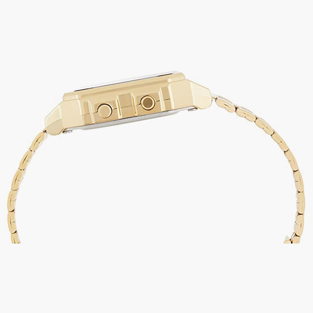 Casio Unisex Stainless Steel Gold Strap Digital Watch - A500WGA-9DF-men-watchesandjewellery-watches-image-3