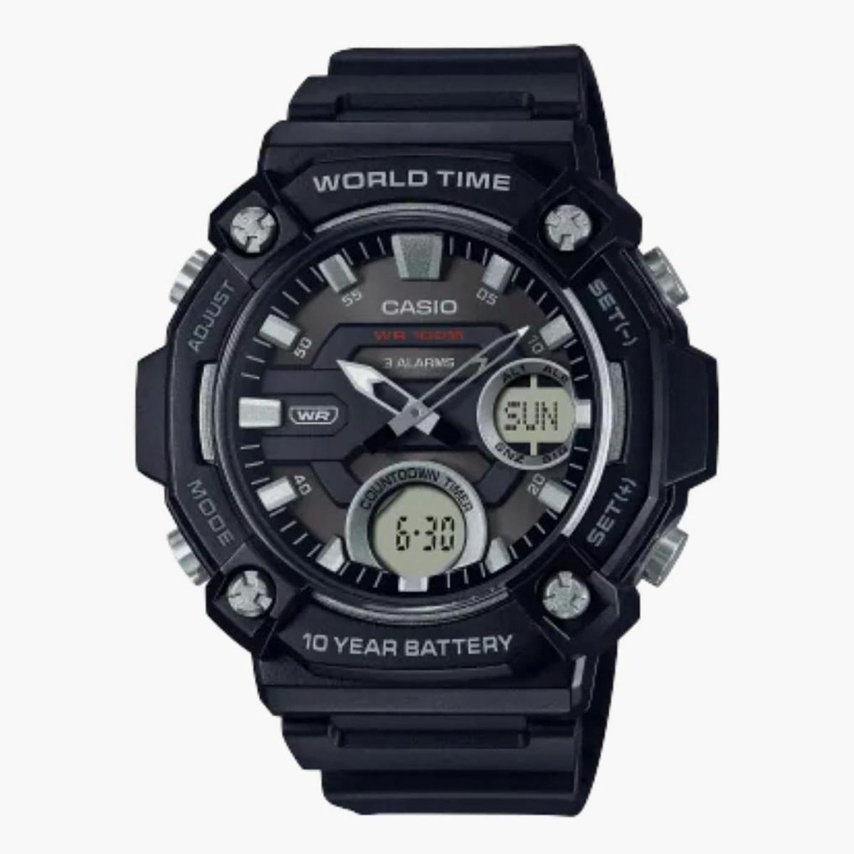 Casio Men Resin Black Strap Analog-Digital Watch - AEQ-120W-1AVDF-men-watchesandjewellery-watches-image-1