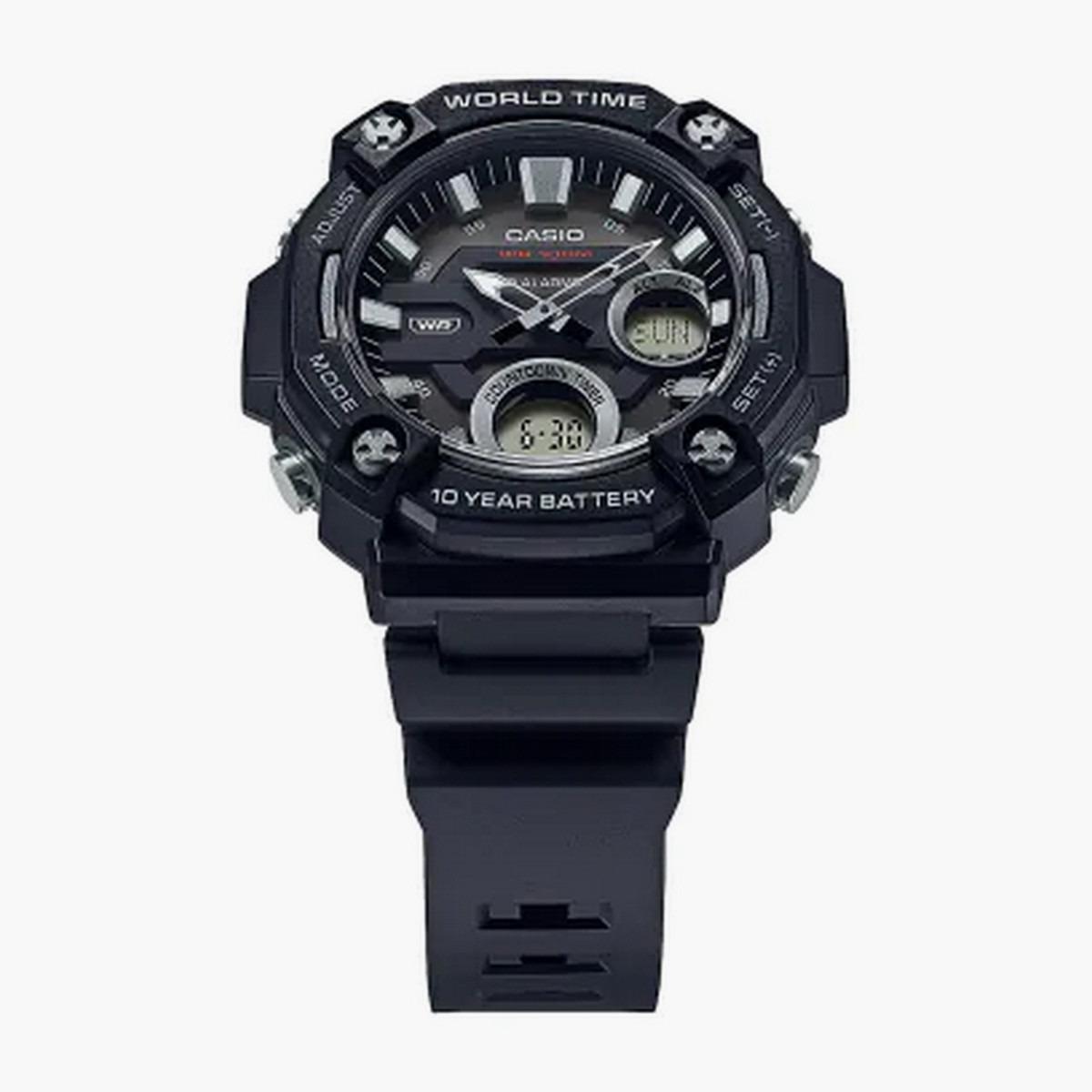 Casio Men Resin Black Strap Analog-Digital Watch - AEQ-120W-1AVDF-men-watchesandjewellery-watches-image-2