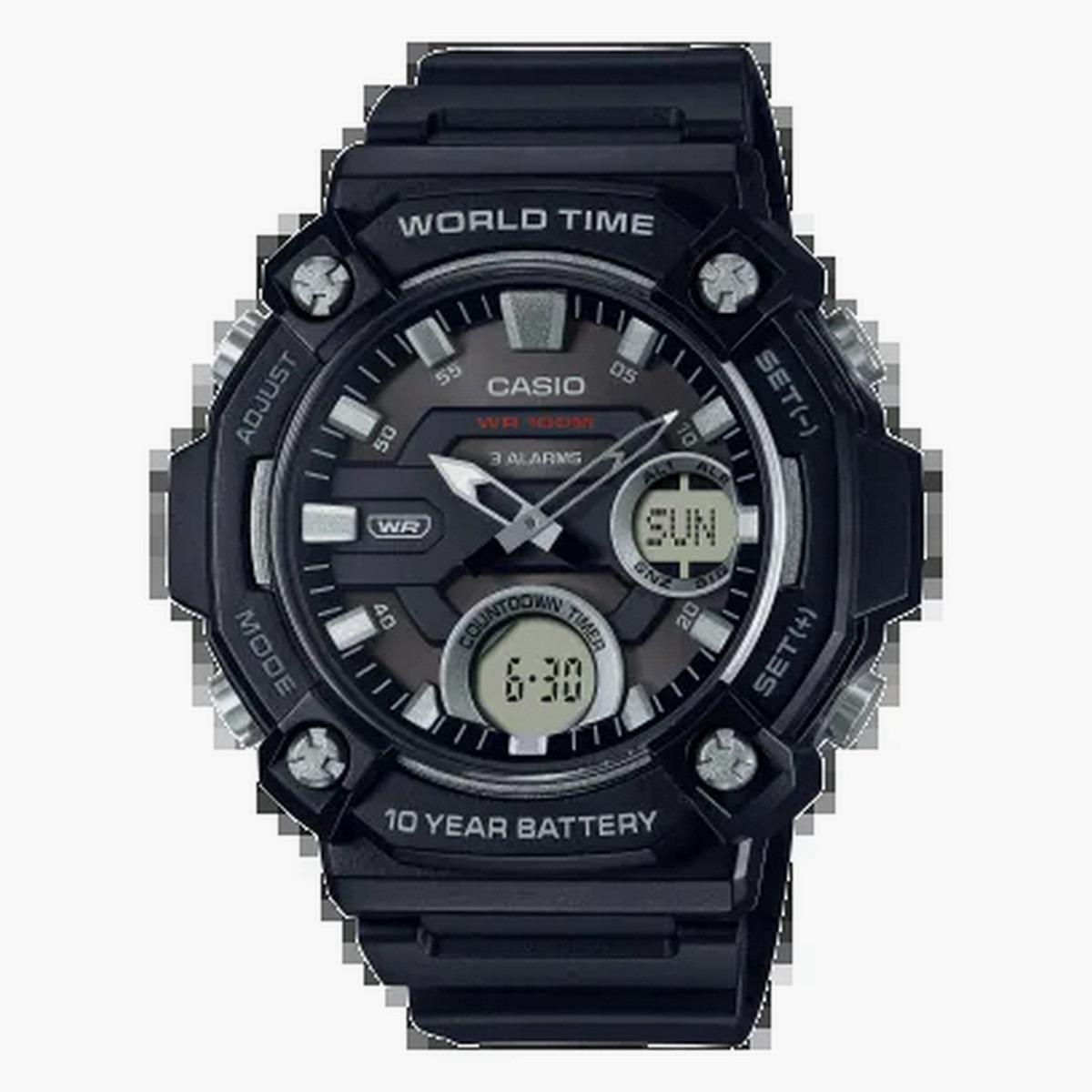 Casio Men Resin Black Strap Analog-Digital Watch - AEQ-120W-1AVDF-men-watchesandjewellery-watches-image-3