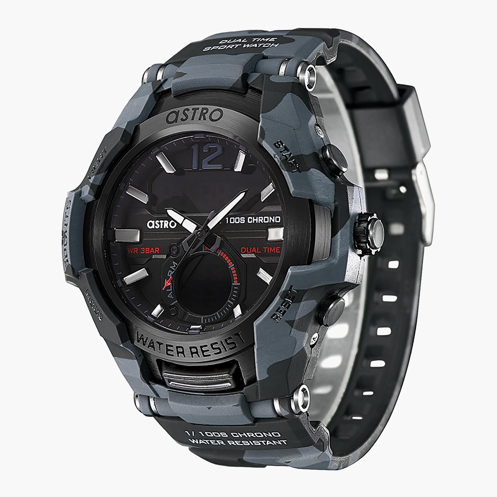 ساعة استر للرجال بسوار تمويه رمادي انالوج-رقمية - A22801-PPXB-men-watchesandjewellery-watches-image-2