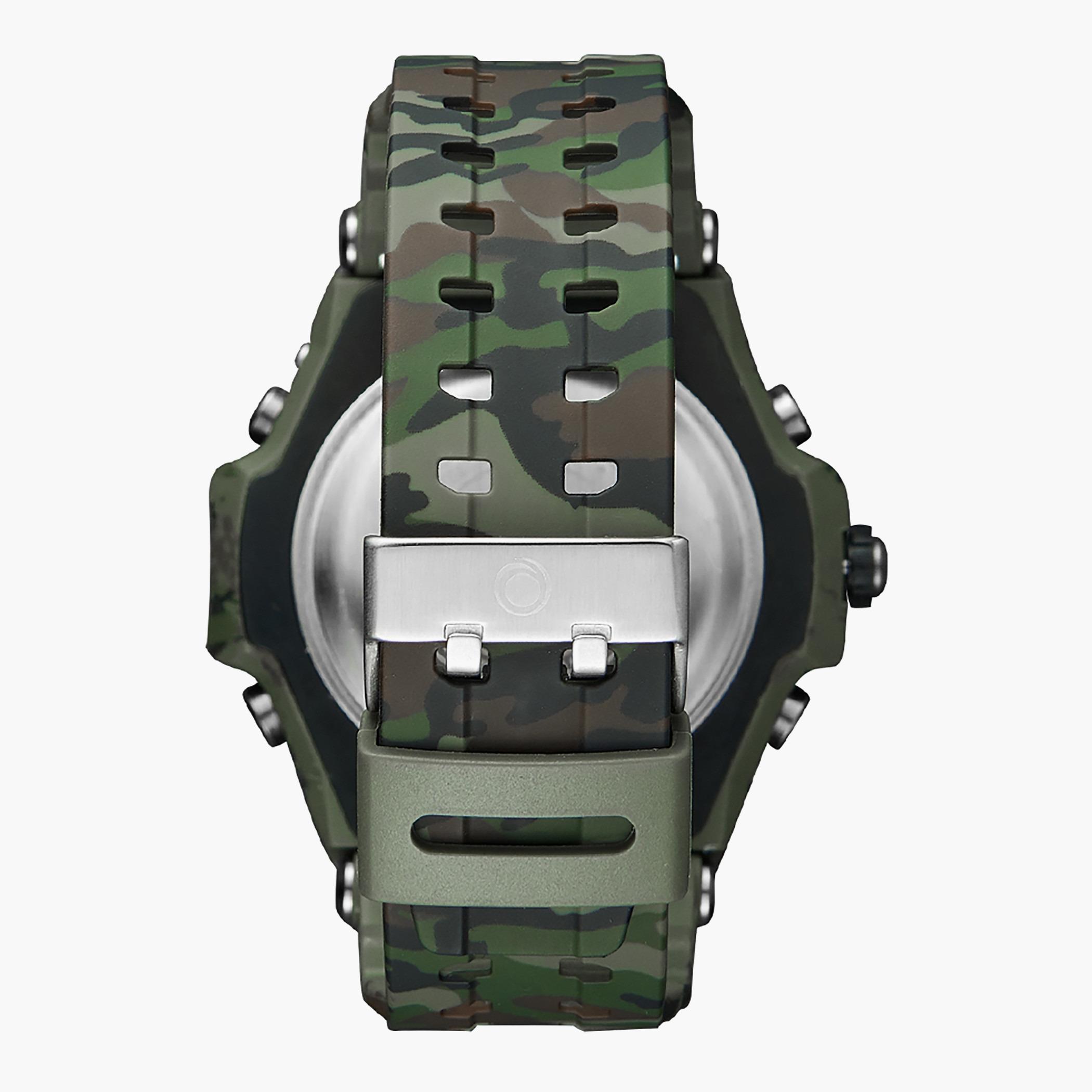ساعة استر للرجال بسوار اخضر مموه انالوج-رقمية - A22801-PPHB-men-watchesandjewellery-watches-image-3