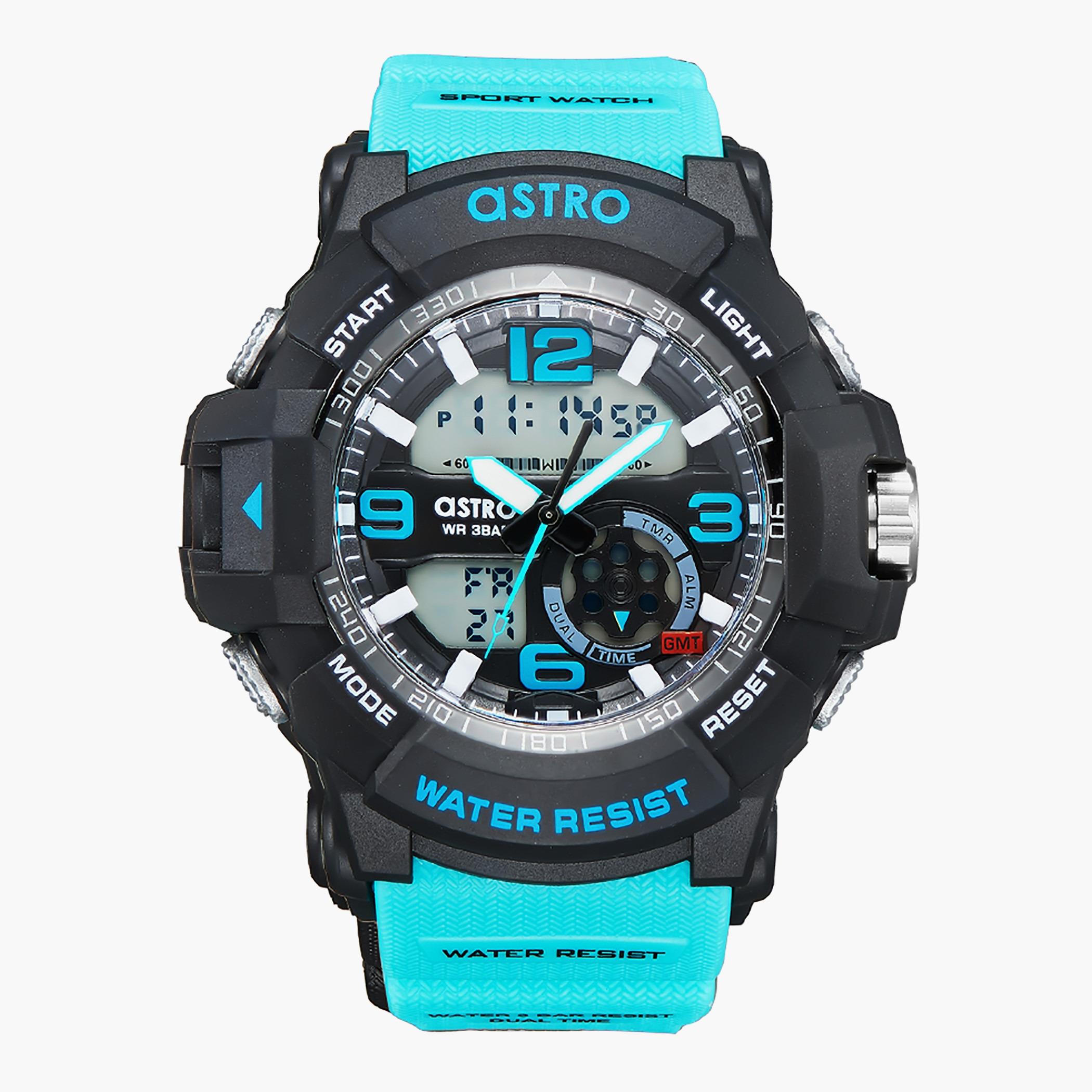 ساعة استر رجال انالوج رقمية بسوار ازرق - A22802-PPLB-men-watchesandjewellery-watches-image-1