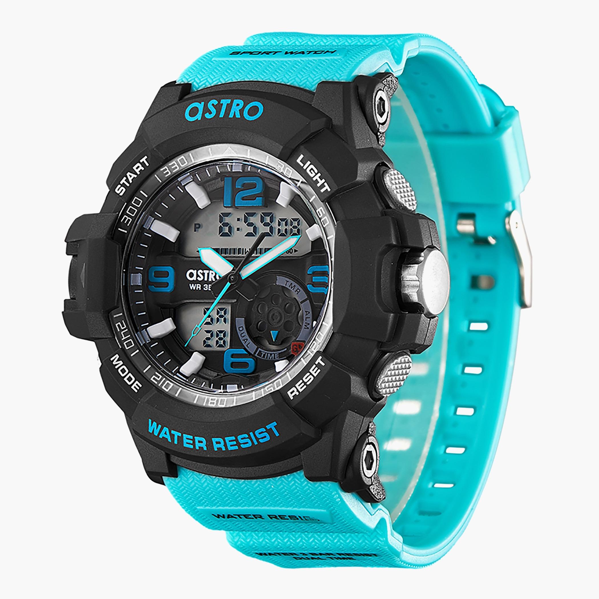 ساعة استر رجال انالوج رقمية بسوار ازرق - A22802-PPLB-men-watchesandjewellery-watches-image-2