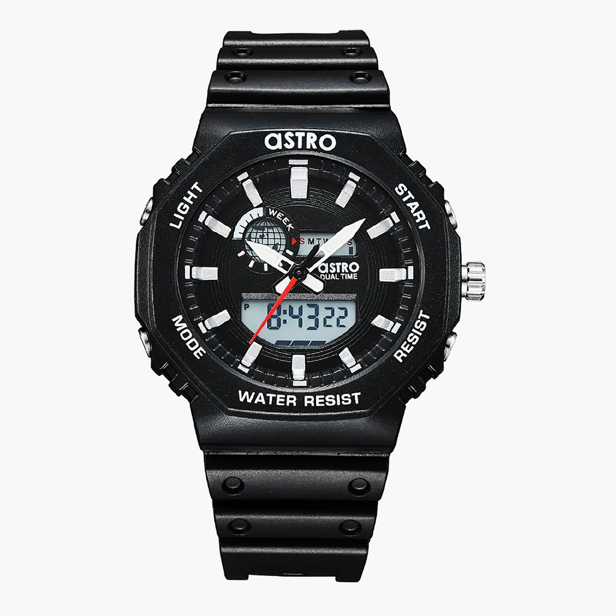 ساعة للرجال استر انالوج رقمية بسوار اسود - A22806-PPBB-men-watchesandjewellery-watches-image-1
