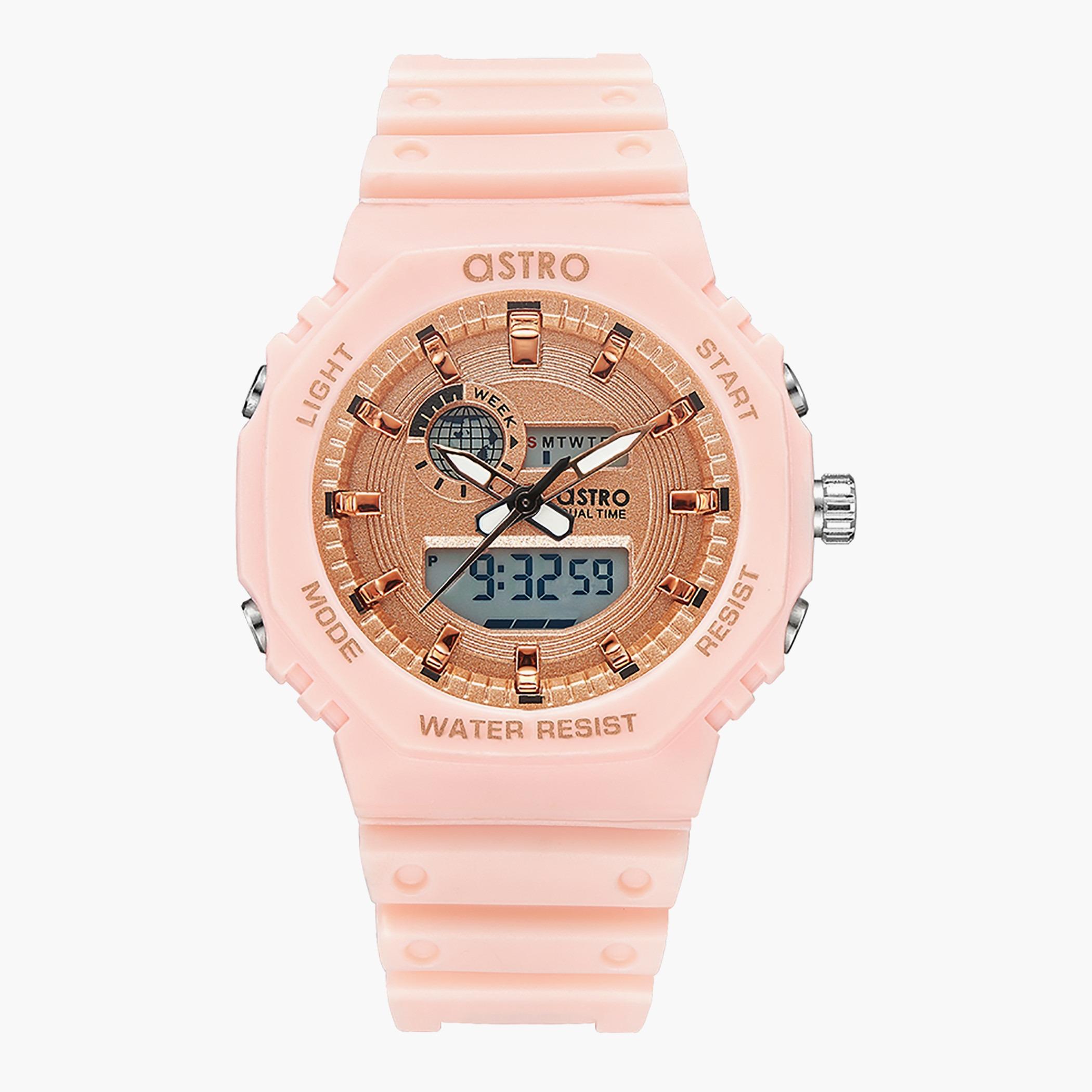 ساعة للرجال استر انالوج رقمية بسوار زهري - A22806-PPFK-men-watchesandjewellery-watches-image-1