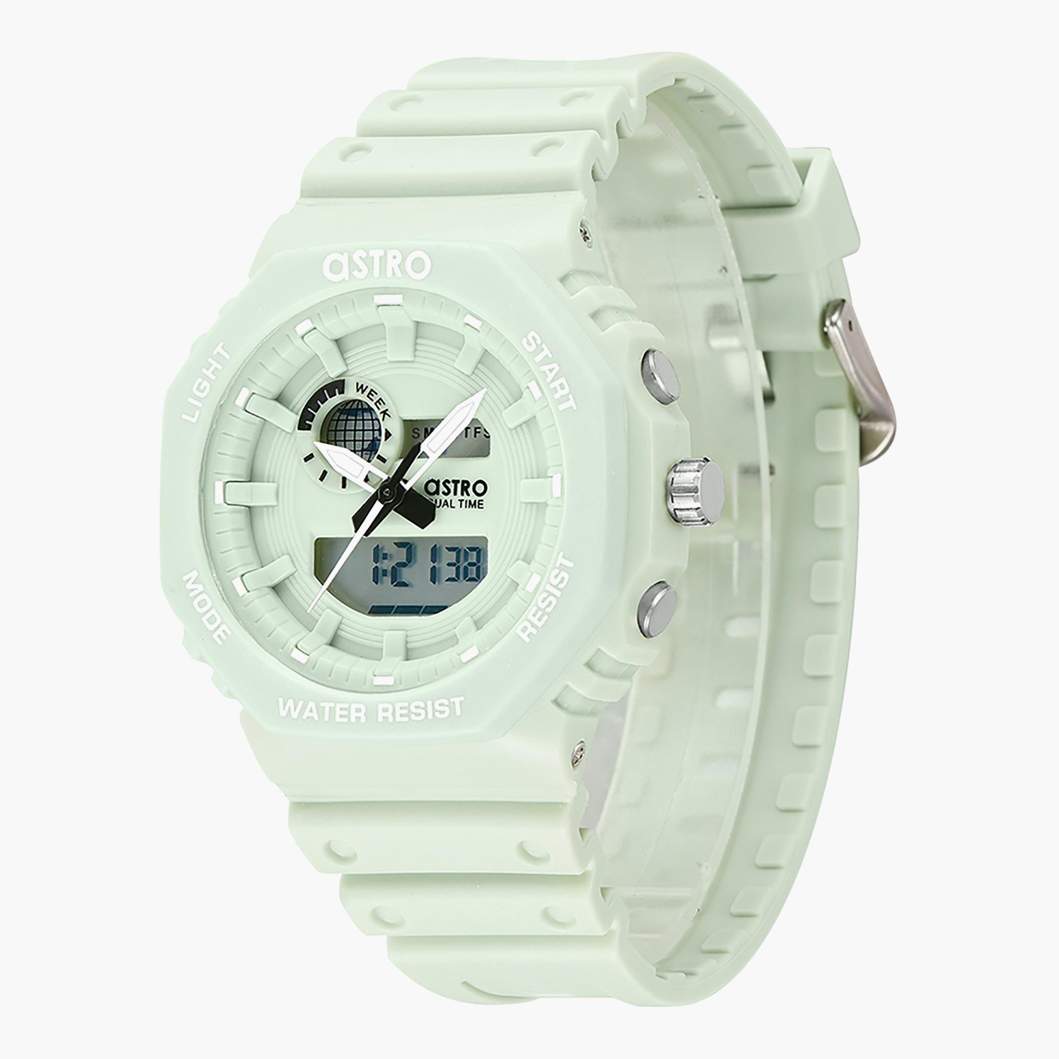 ساعة للرجال استر انالوج رقمية بسوار اخضر -A22806-PPHH-men-watchesandjewellery-watches-image-2