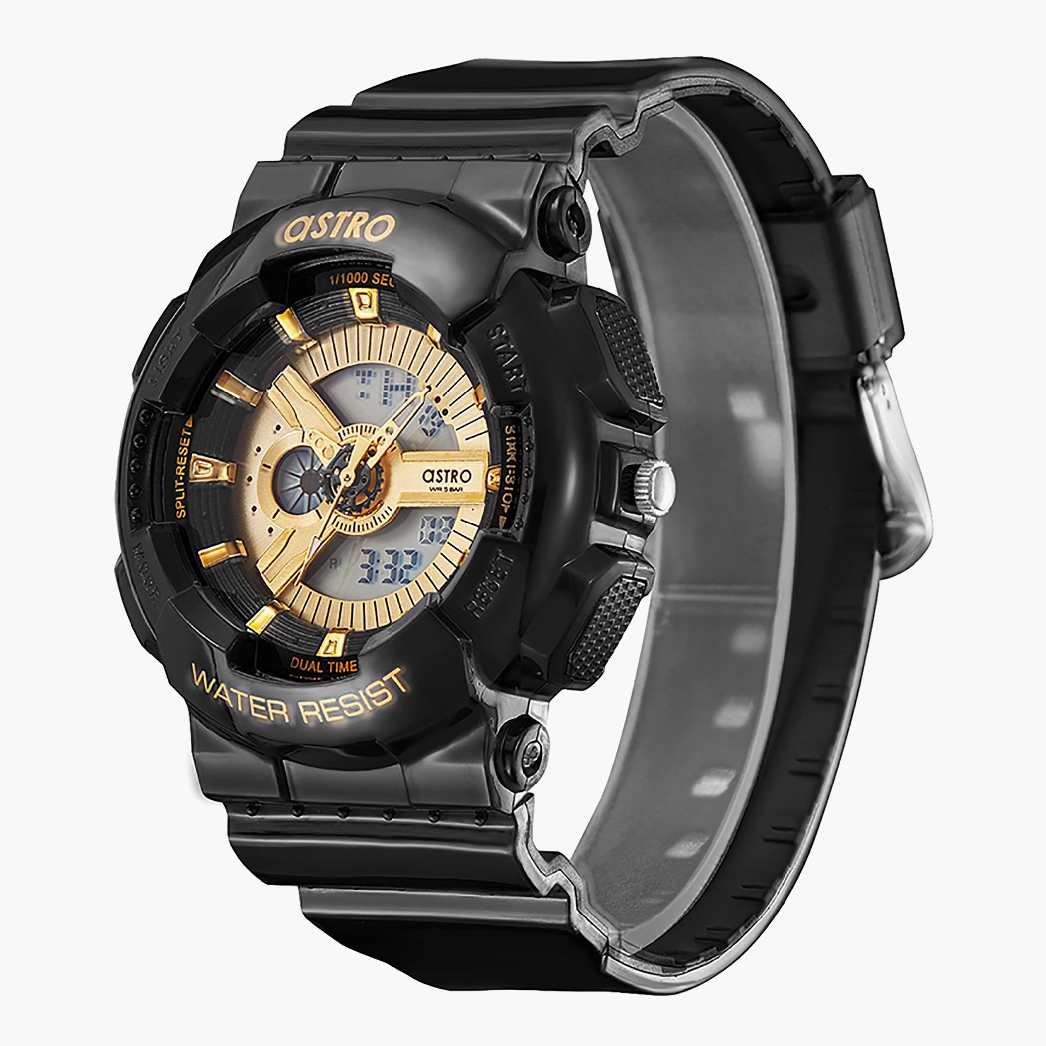 Astro Men Black Strap Analog-Digital Watch - A22707-PPBG-men-watchesandjewellery-watches-image-2