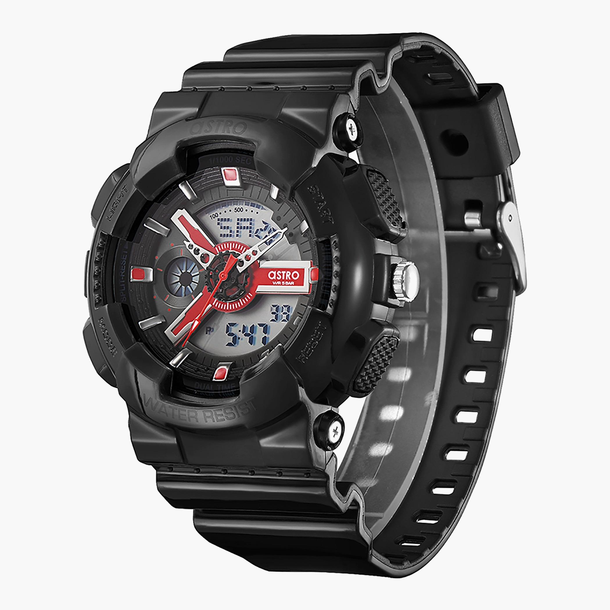 ساعة استر للرجال انالوج رقمية بسوار اسود - A22207-PPBBR-men-watchesandjewellery-watches-image-2