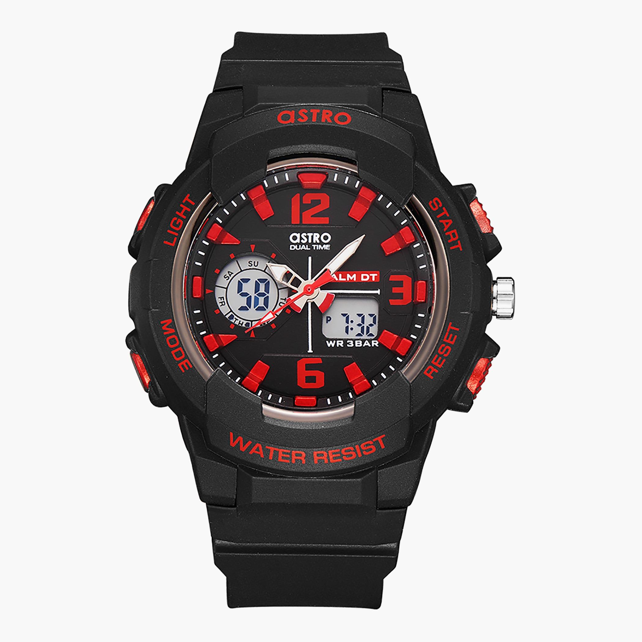 ساعة للرجال استر انالوج رقمية بسوار اسود - A22808-PPBBR-men-watchesandjewellery-watches-image-1