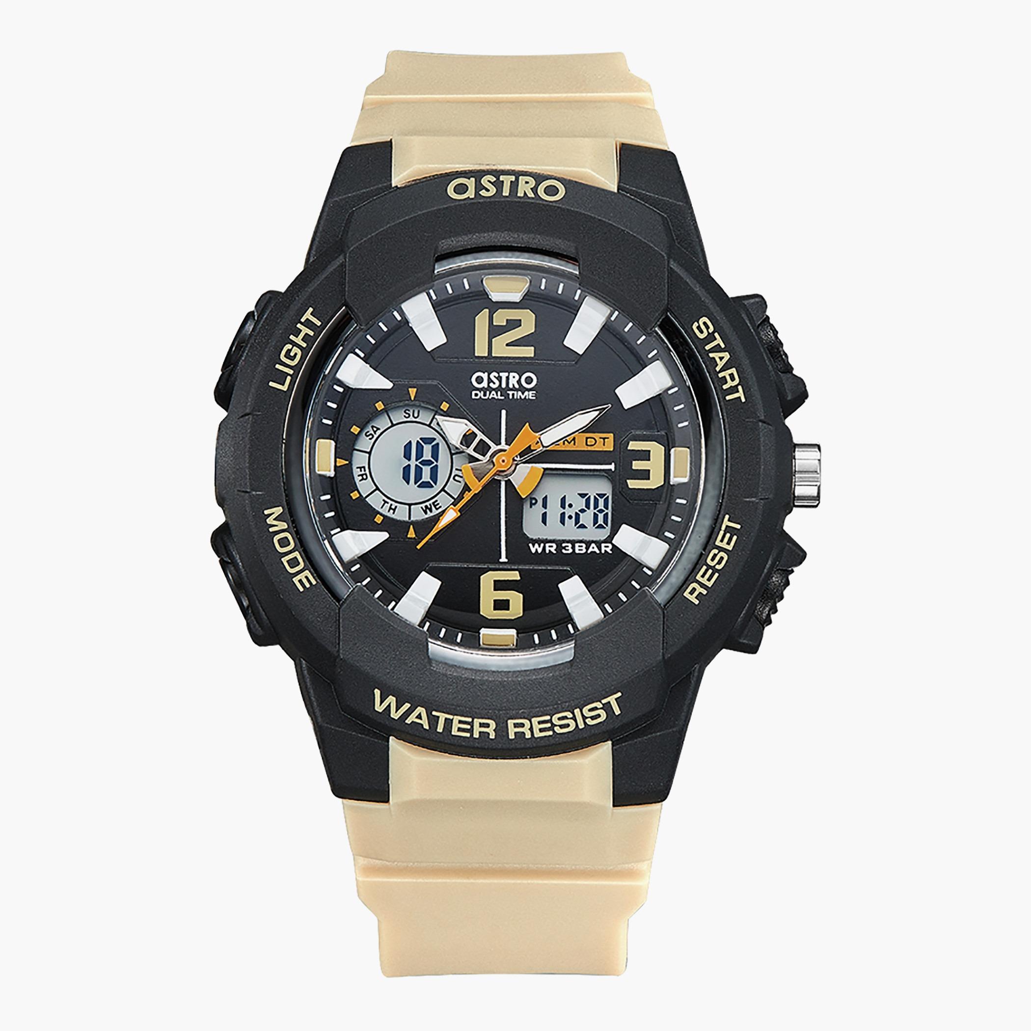 ساعة للرجال استر انالوج رقمية بسوار اسود - A22808-PPBBR-men-watchesandjewellery-watches-image-1