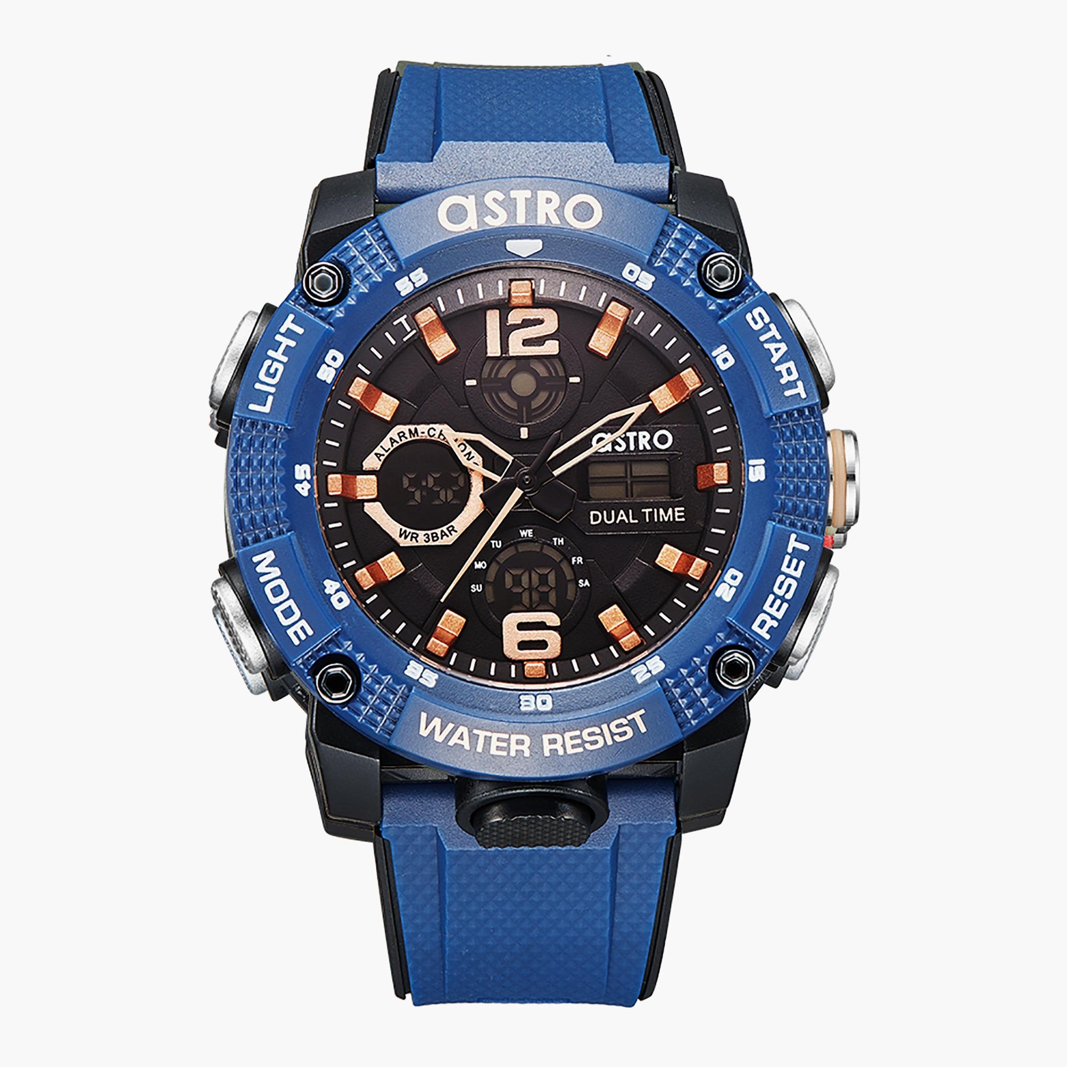 ساعة استر رجال انالوج رقمية بسوار ازرق - A22810-PPVB-men-watchesandjewellery-watches-image-1