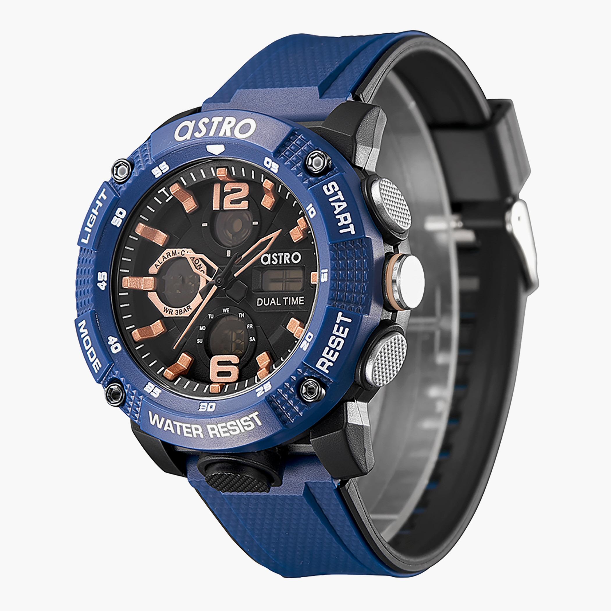 ساعة استر رجال انالوج رقمية بسوار ازرق - A22810-PPVB-men-watchesandjewellery-watches-image-2