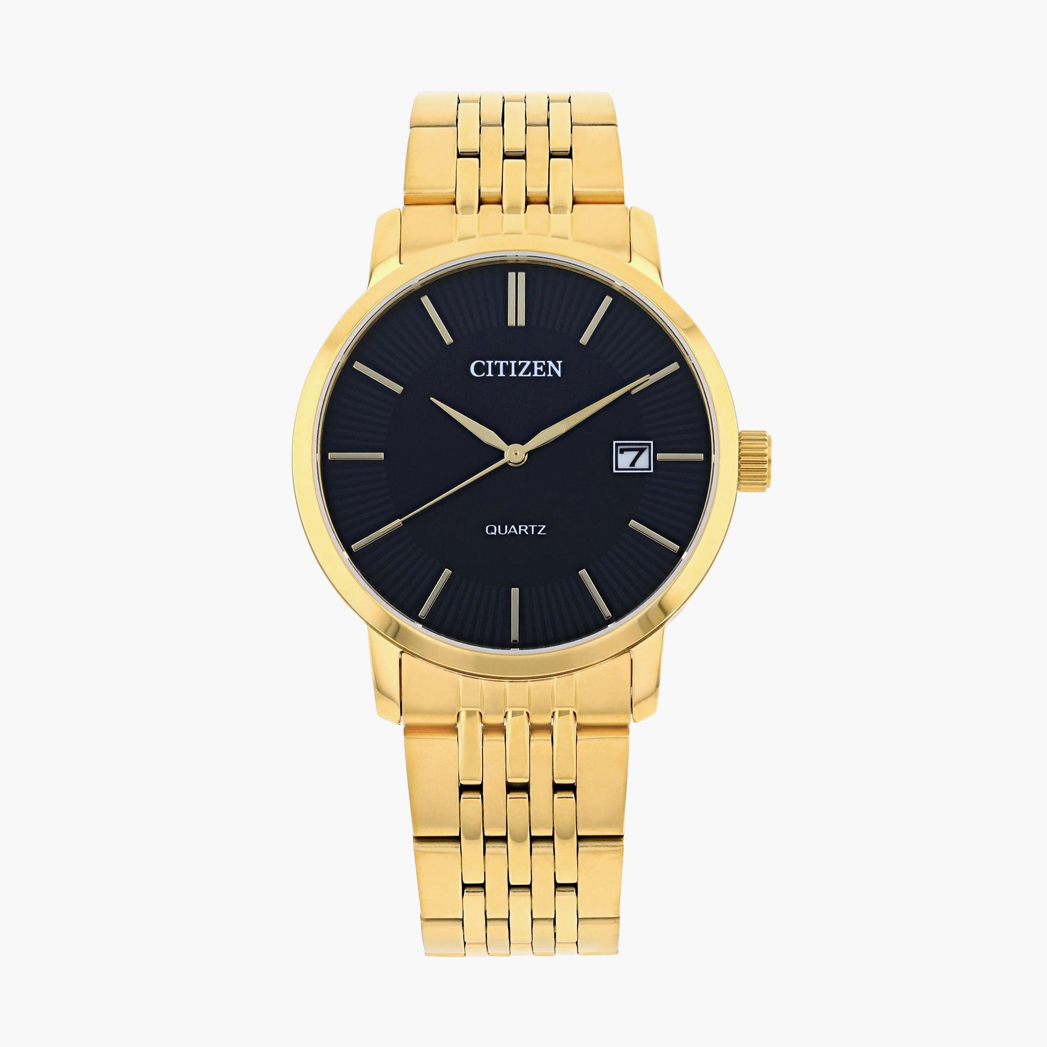 ساعة سيتزن رجال انالوج بسوار ذهبي - DZ0042-55E-men-watchesandjewellery-watches-image-1