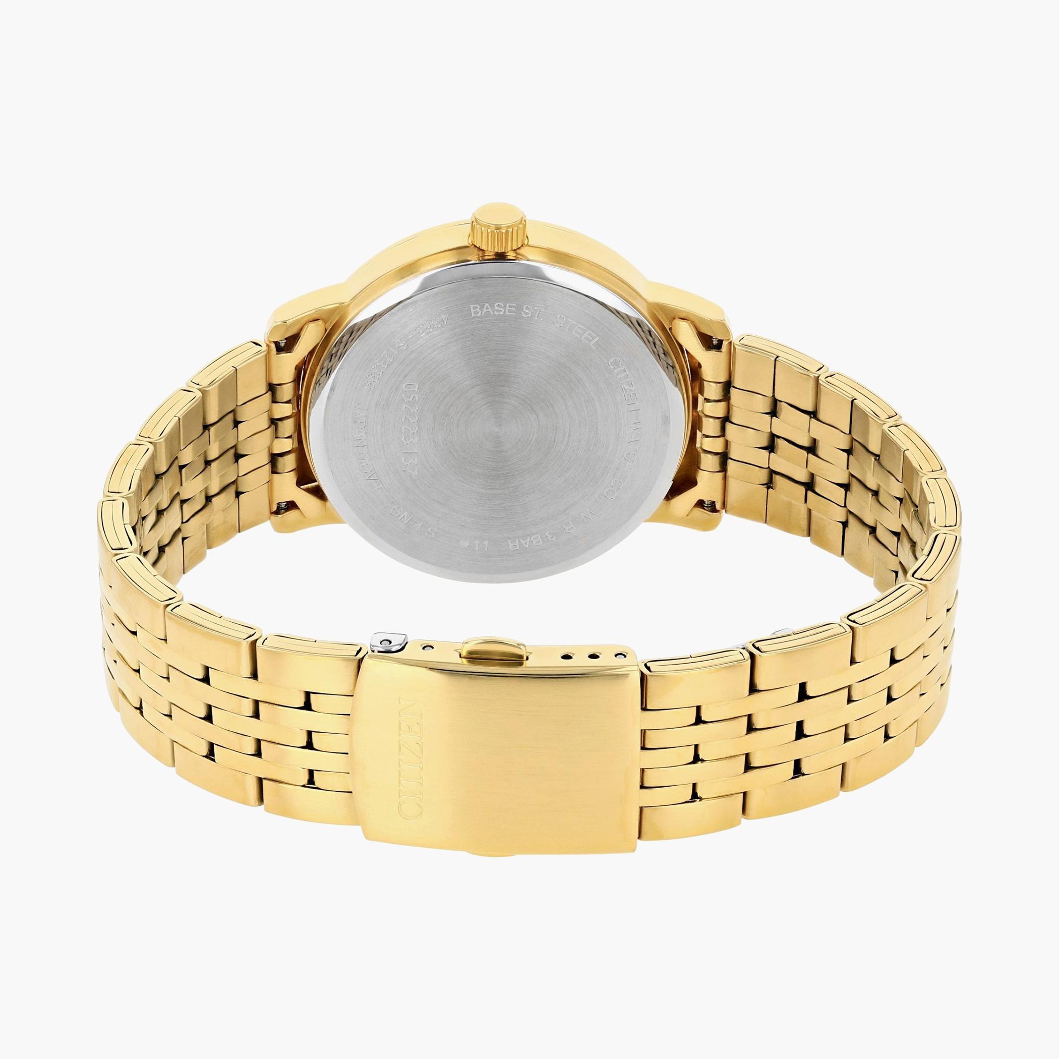 ساعة سيتزن رجال انالوج بسوار ذهبي - DZ0042-55P-men-watchesandjewellery-watches-image-2