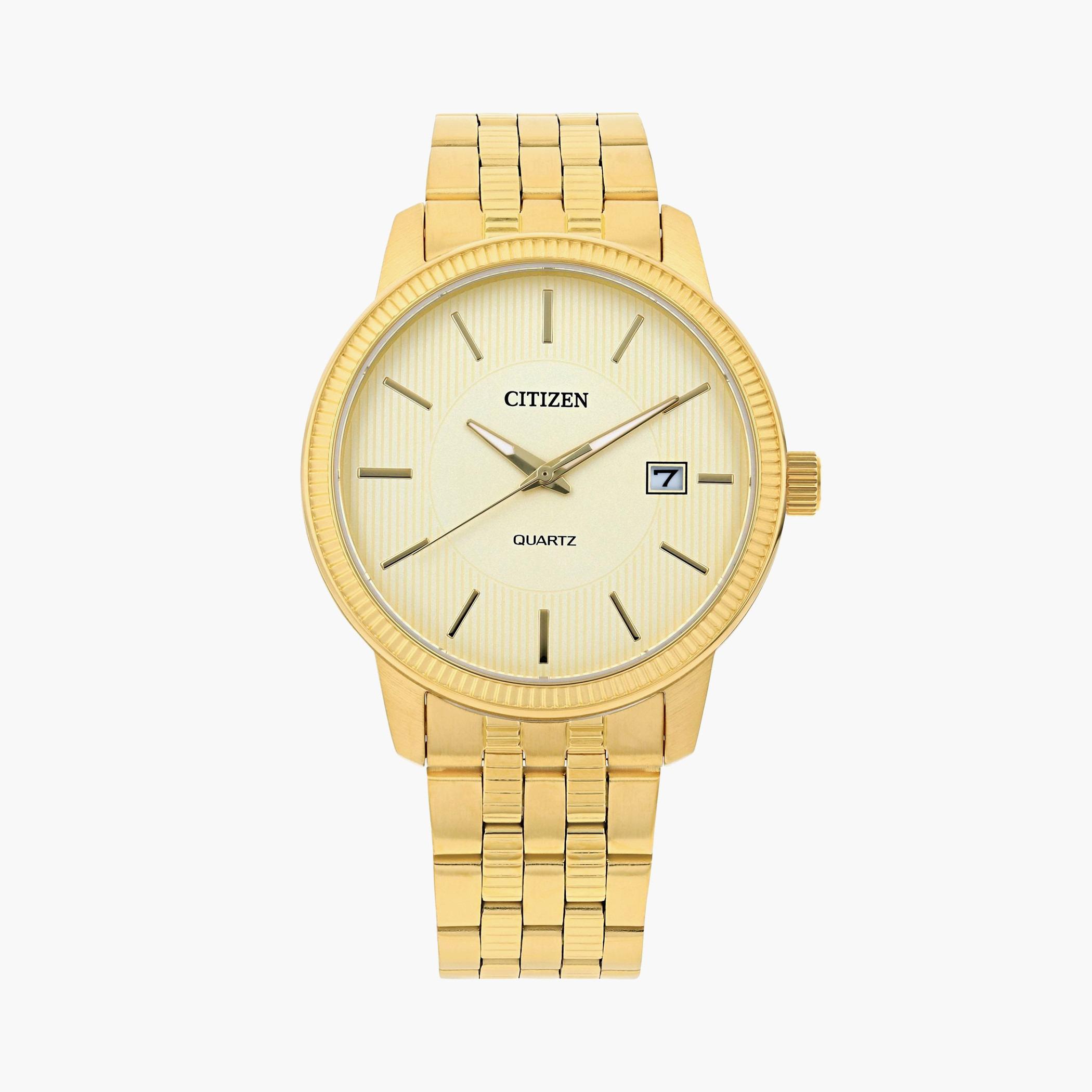 ساعة سيتزن رجال انالوج بسوار ذهبي - DZ0052-51P-men-watchesandjewellery-watches-image-1
