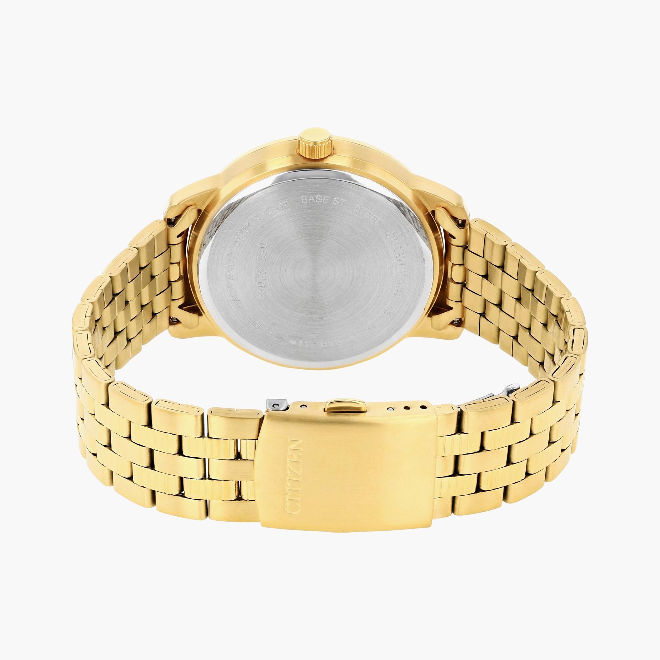ساعة سيتزن رجال انالوج بسوار ذهبي - DZ0052-51P-men-watchesandjewellery-watches-image-2