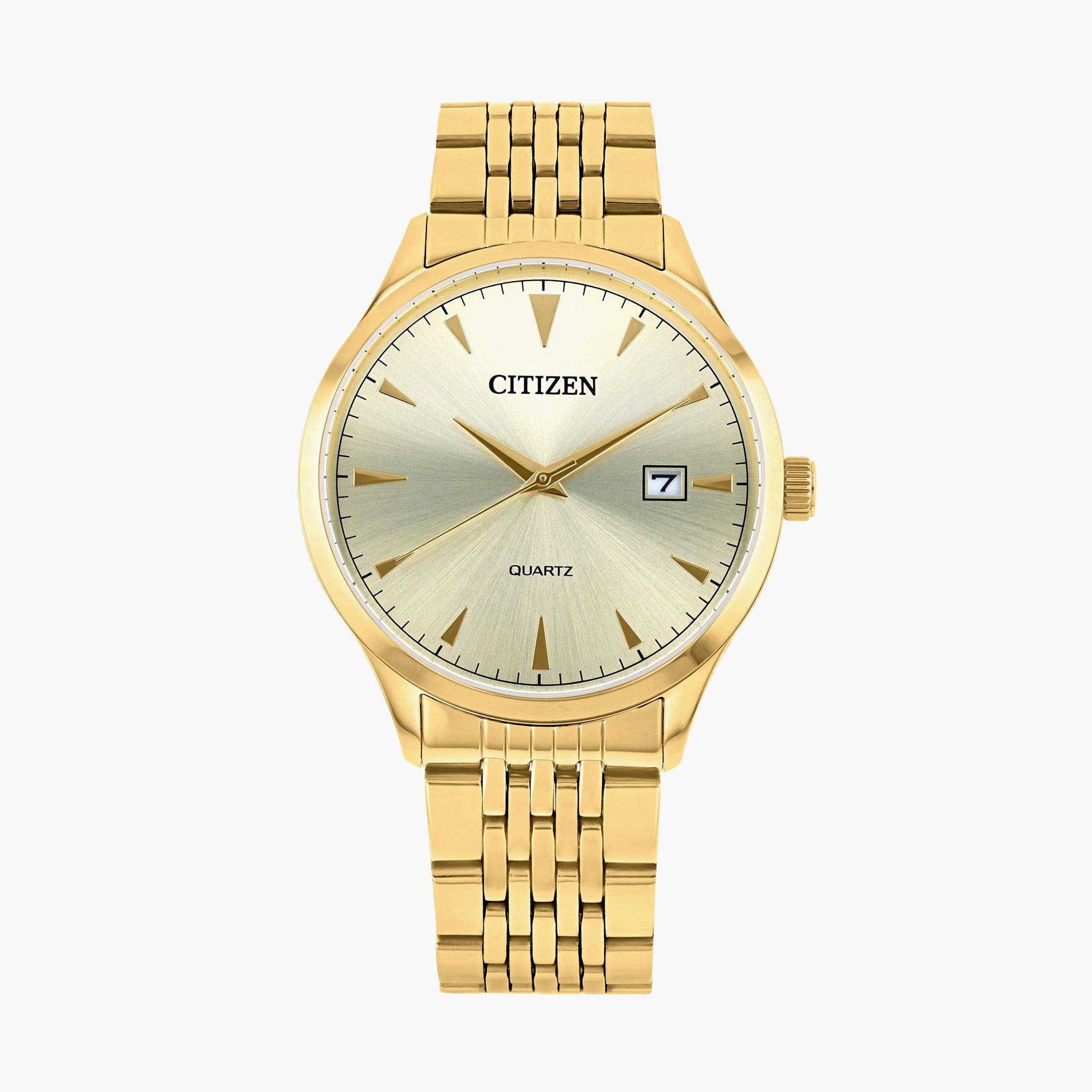 ساعة سيتزن رجال انالوج بسوار ذهبي - DZ0062-58P-men-watchesandjewellery-watches-image-1