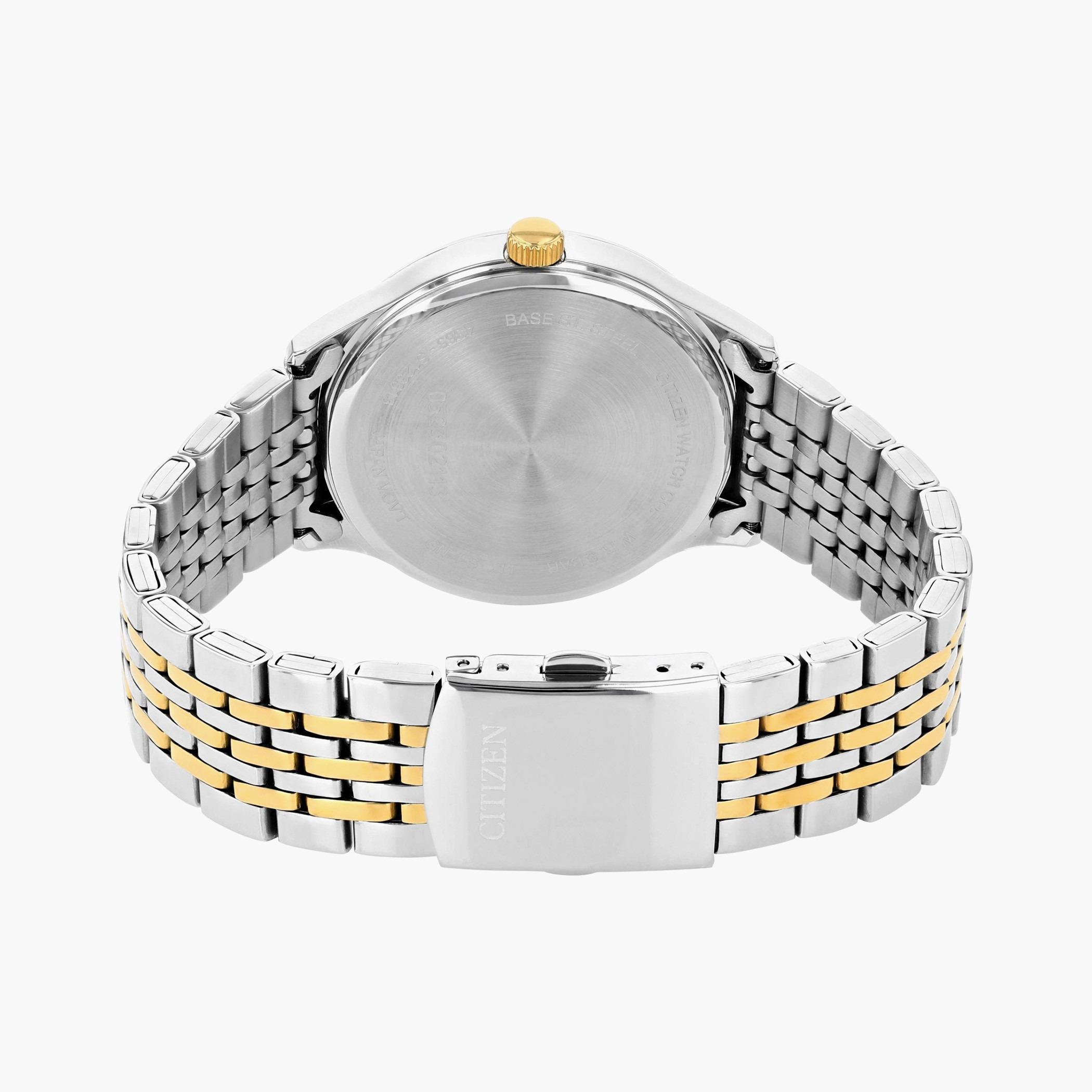 ساعة سيتزن للرجال بسوار فضي وذهبي - DZ0064-52A-men-watchesandjewellery-watches-image-2