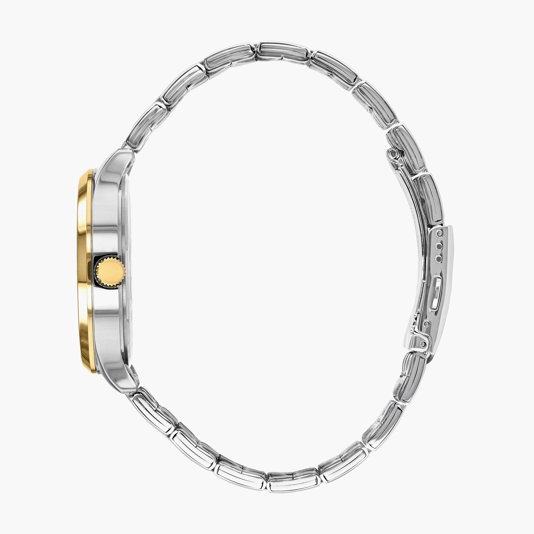 Citizen Men Silver & Gold Strap Analog Watch - DZ0064-52A-men-watchesandjewellery-watches-image-3