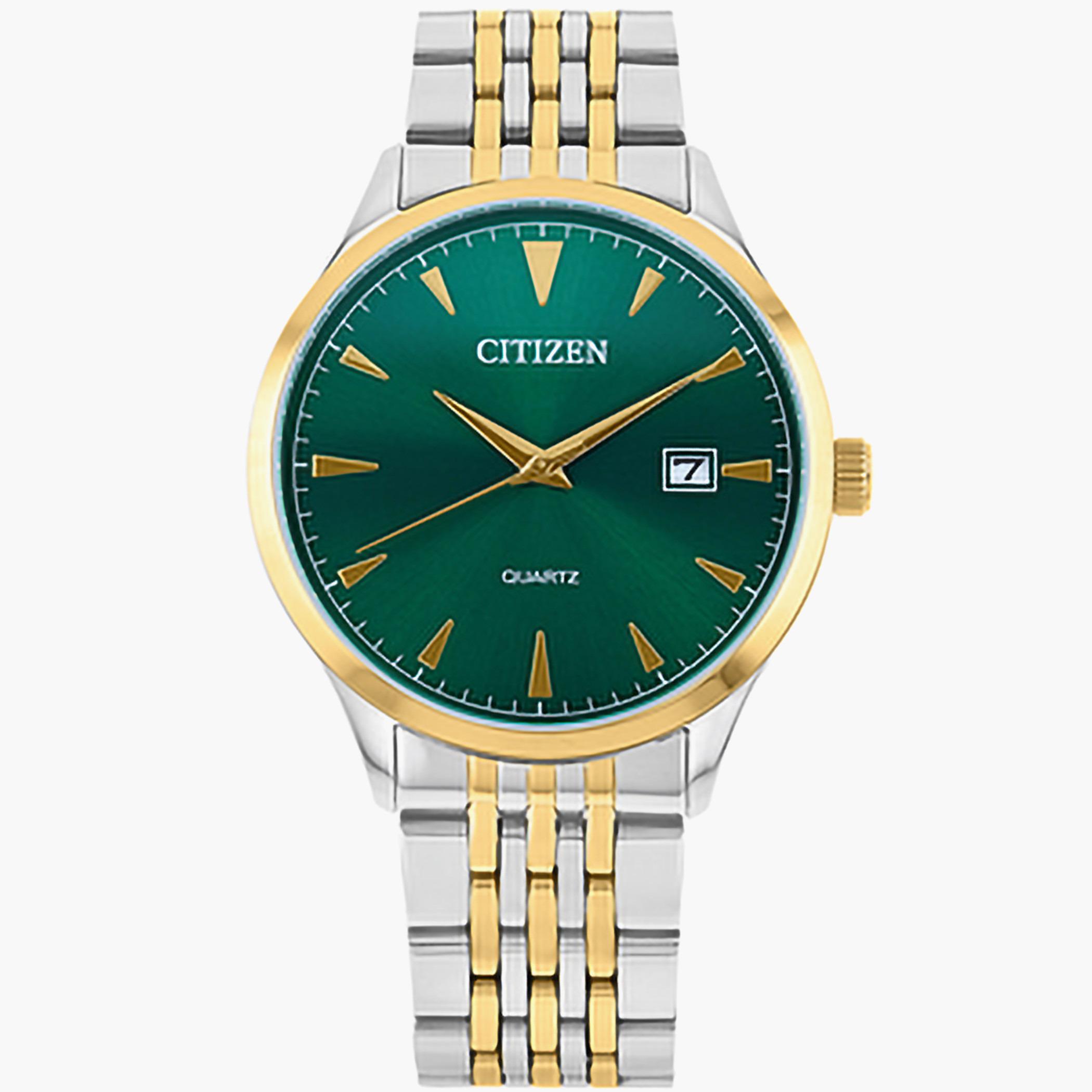 ساعة سيتزن للرجال بسوار فضي وذهبي - DZ0064-52X-men-watchesandjewellery-watches-image-1