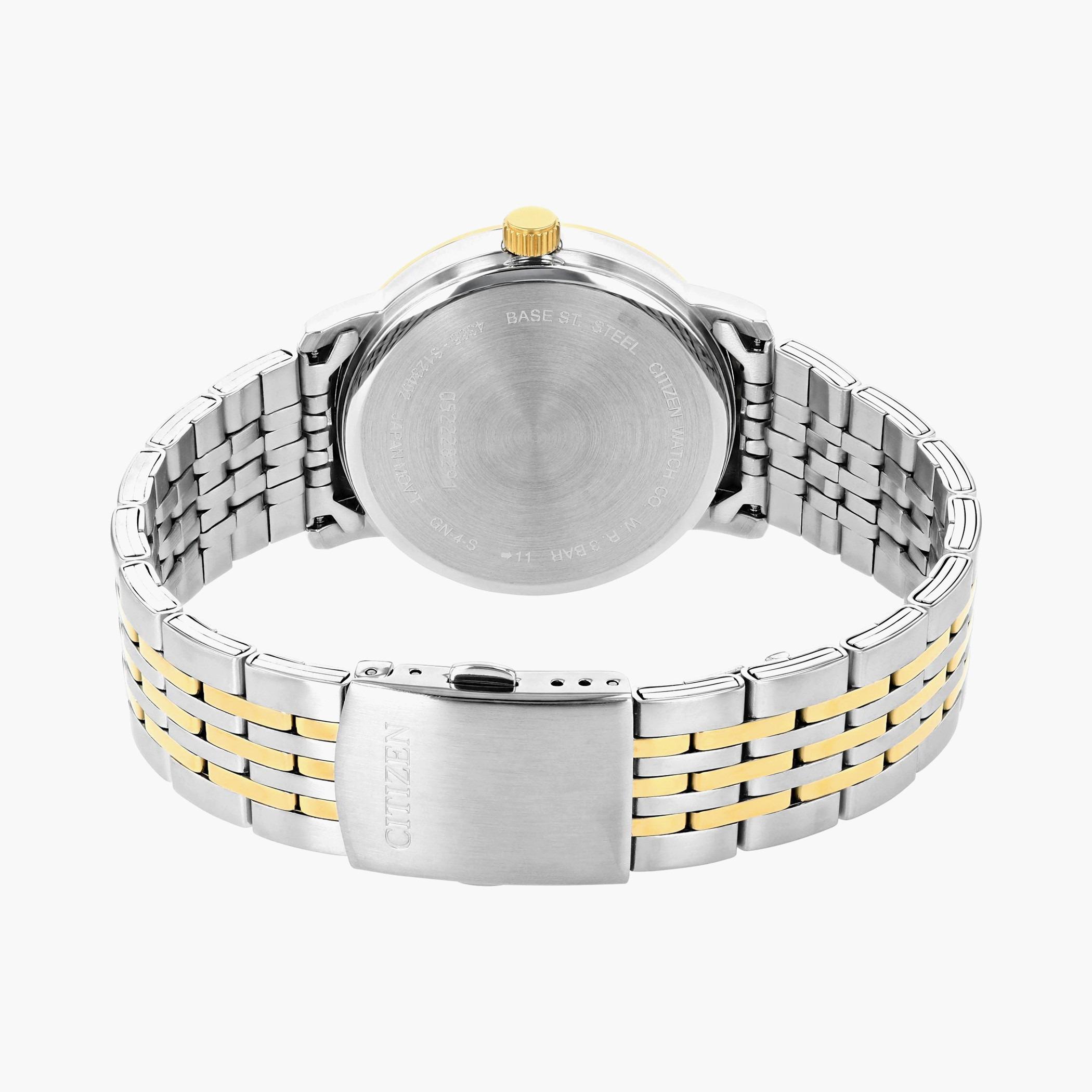 ساعة سيتزن للرجال بسوار فضي وذهبي - DZ0064-52X-men-watchesandjewellery-watches-image-2