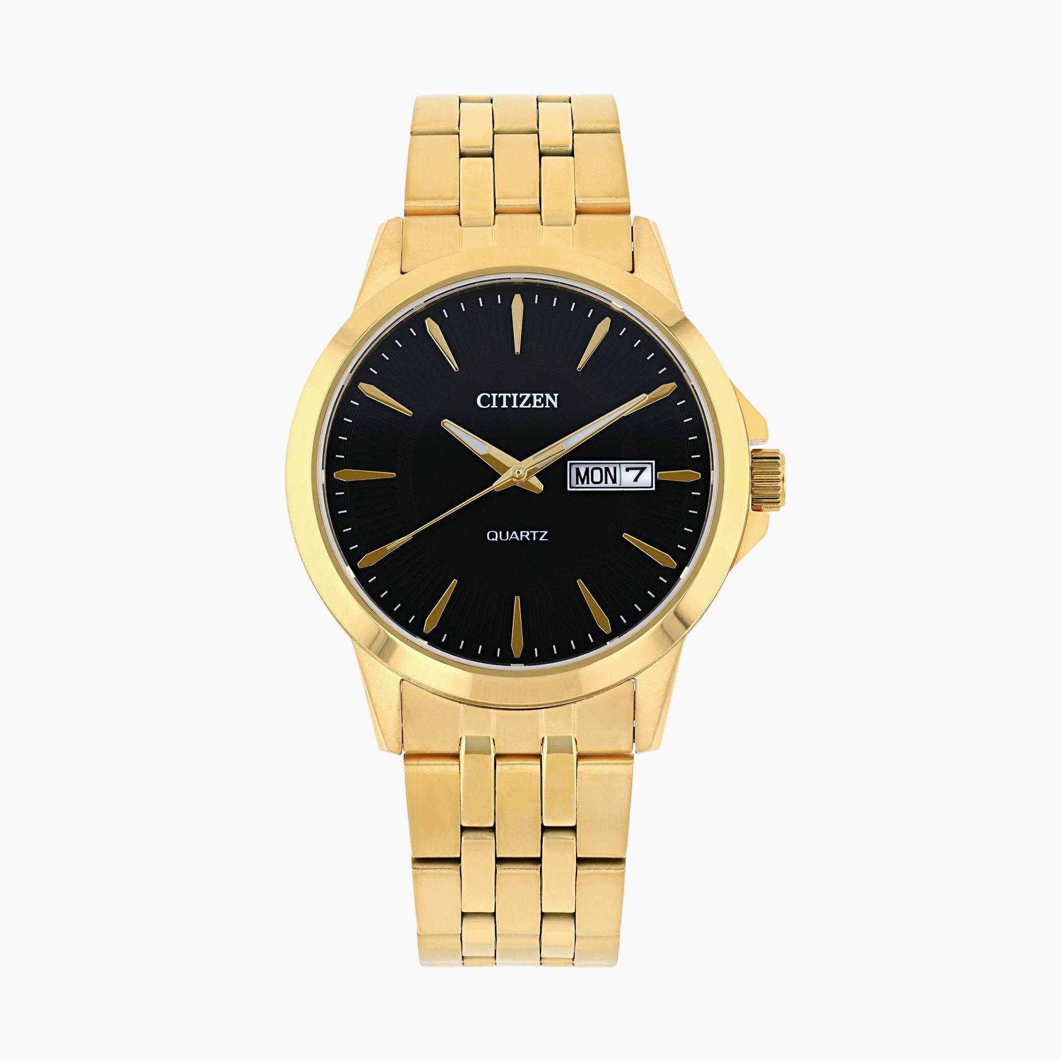 ساعة سيتزن رجال انالوج بسوار ذهبي - DZ5002-52E-men-watchesandjewellery-watches-image-1