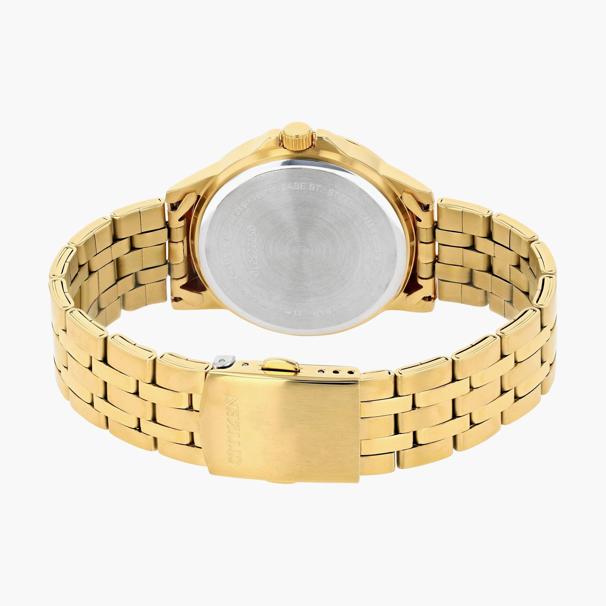 ساعة سيتزن رجال انالوج بسوار ذهبي - DZ5002-52E-men-watchesandjewellery-watches-image-2