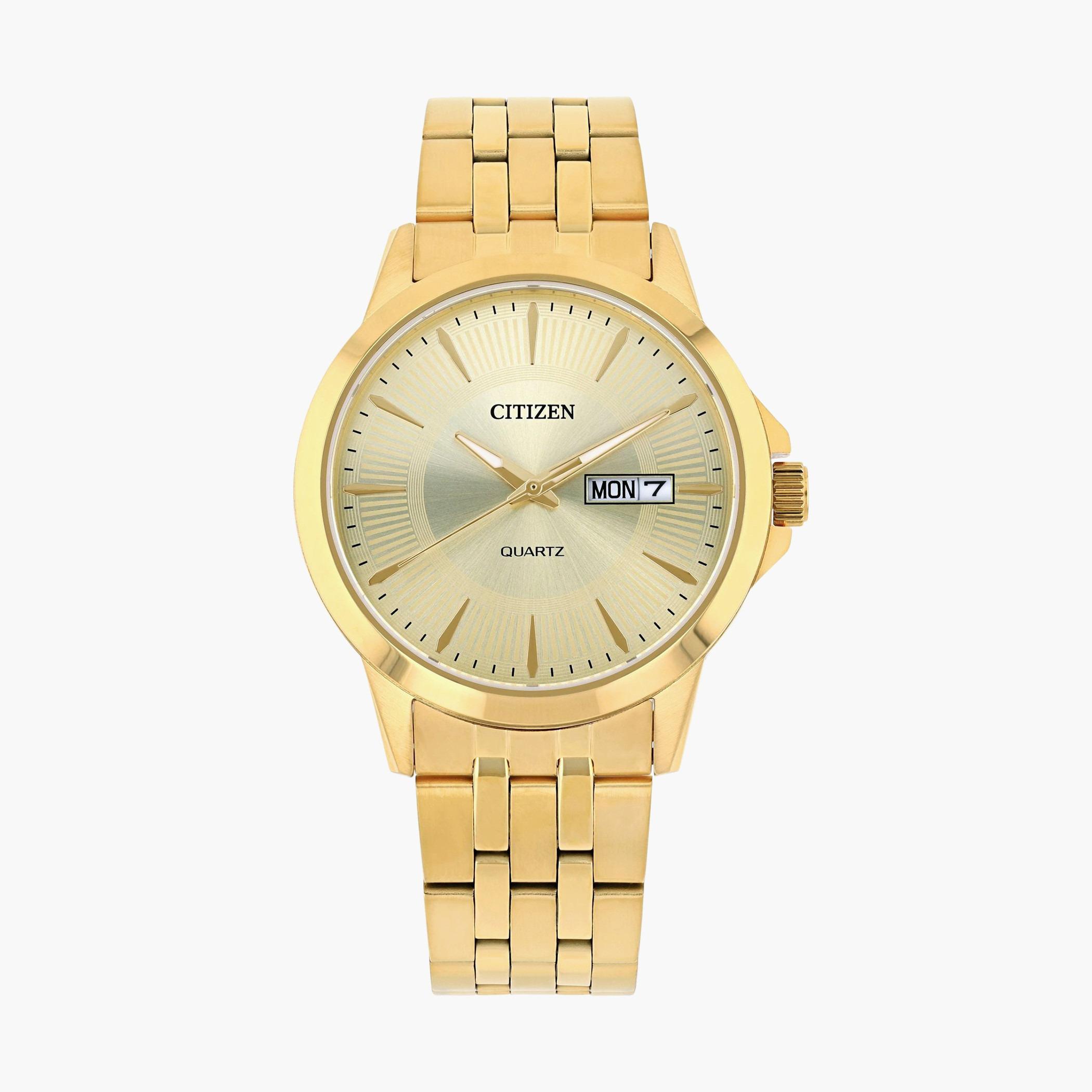 ساعة سيتزن رجال انالوج بسوار ذهبي - DZ5002-52P-men-watchesandjewellery-watches-image-1