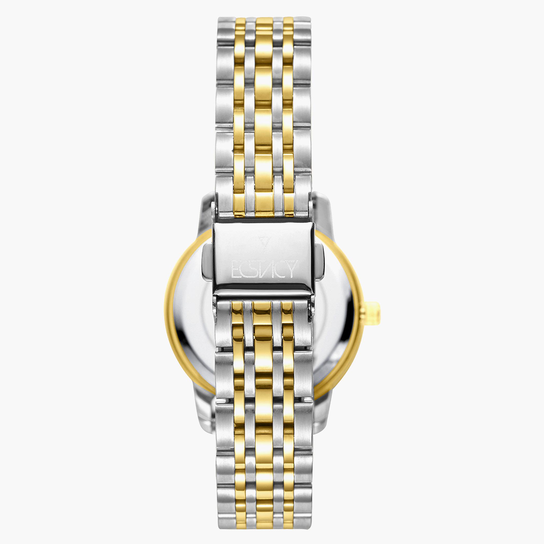 ساعة إكستاسي للنساء بسوار أزرق من الستانلس ستيل - E9517-TBTMB-women-watchesandjewellery-watches-image-3