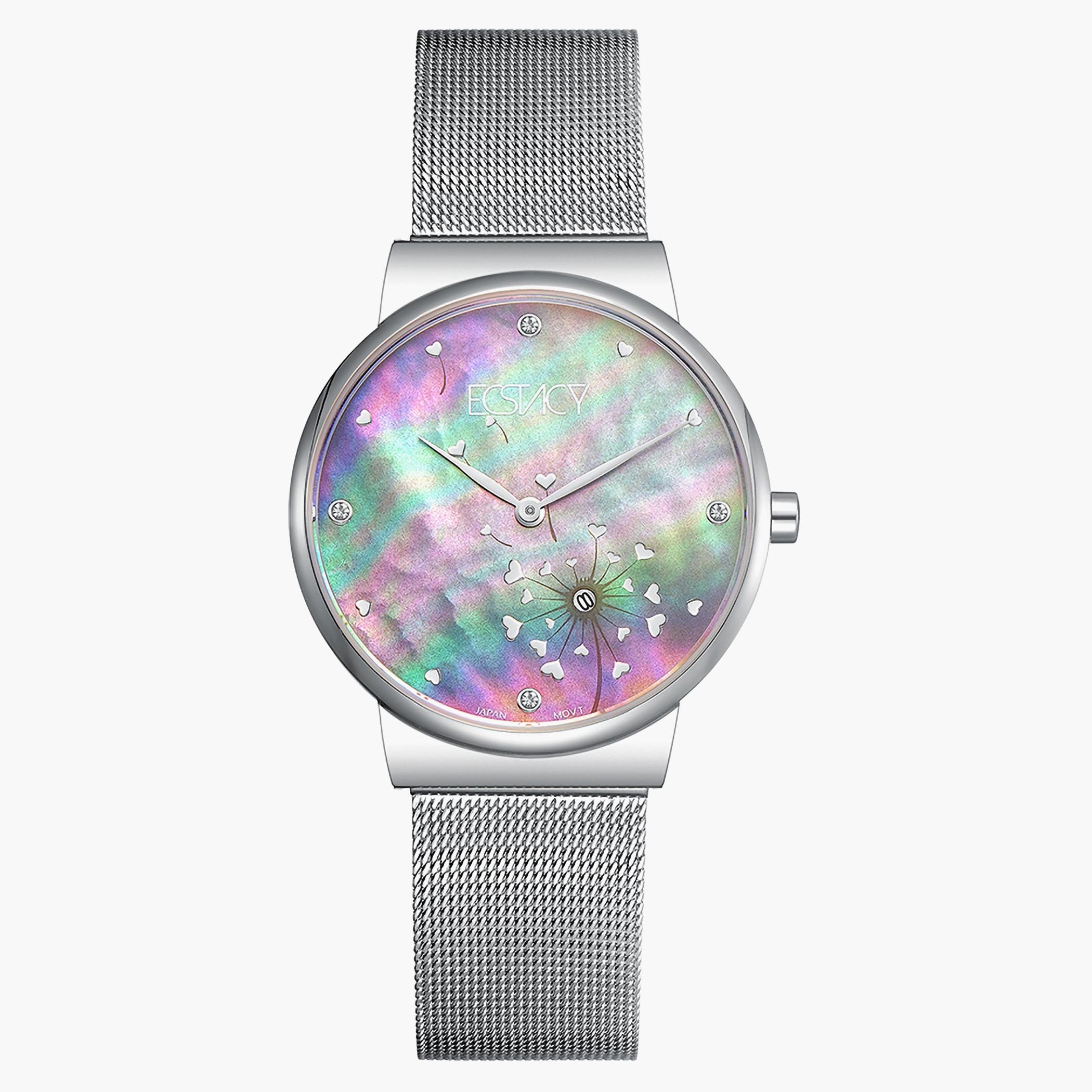 ساعة إكستاسي للنساء بسوار متعدد الألوان من الستانلس ستيل - E9510-SMSB-women-watchesandjewellery-watches-image-1