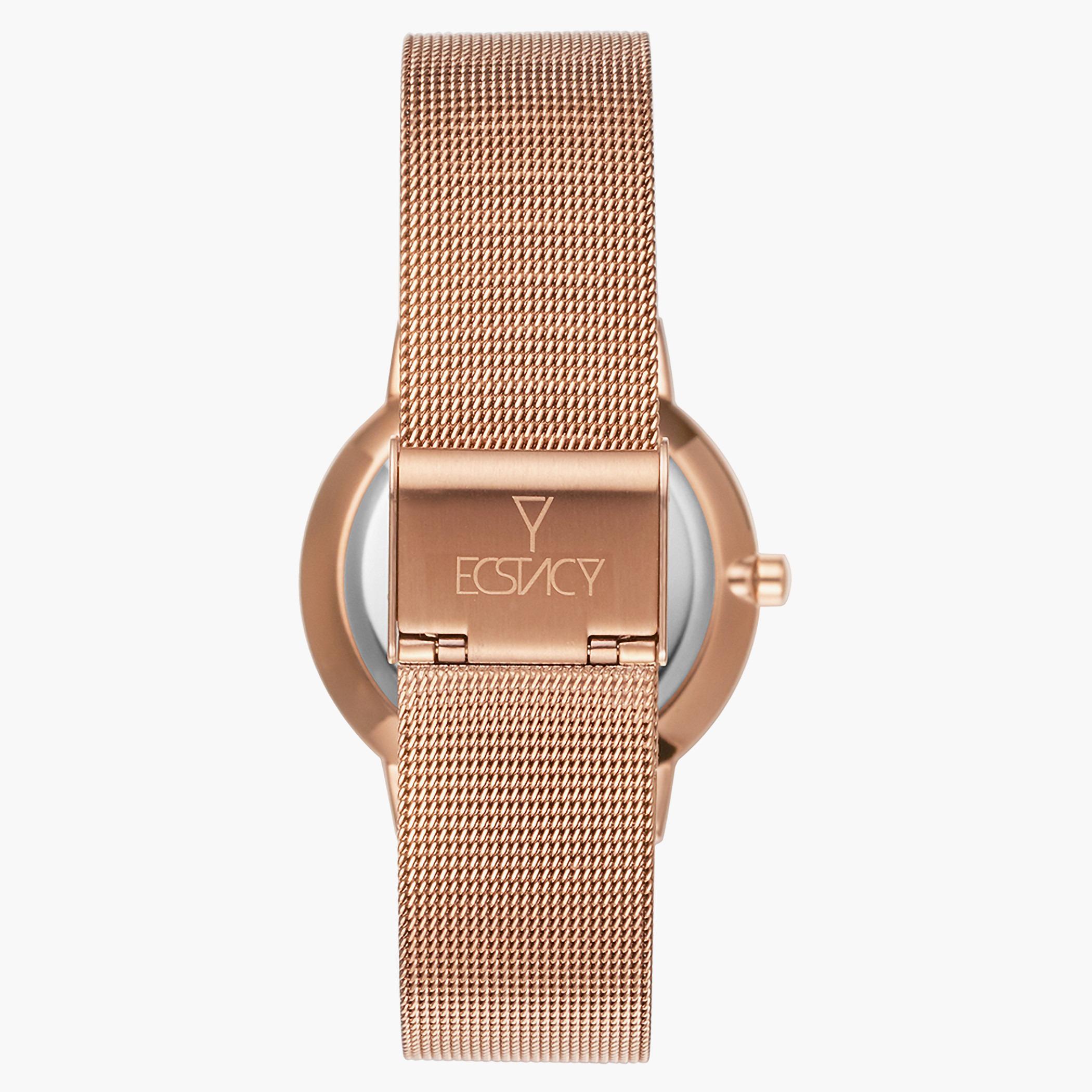 ساعة إكستاسي للنساء بسوار من الستانلس ستيل وسوار اللؤلؤ -E9510-RMKM-women-watchesandjewellery-watches-image-3