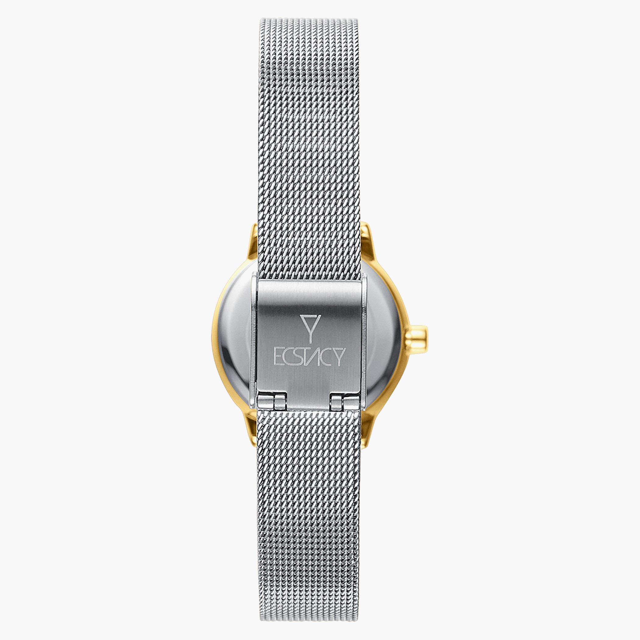 ساعة إكستاسي للنساء بسوار ذهبي من الستانلس ستيل - E7511-TBTC-women-watchesandjewellery-watches-image-3