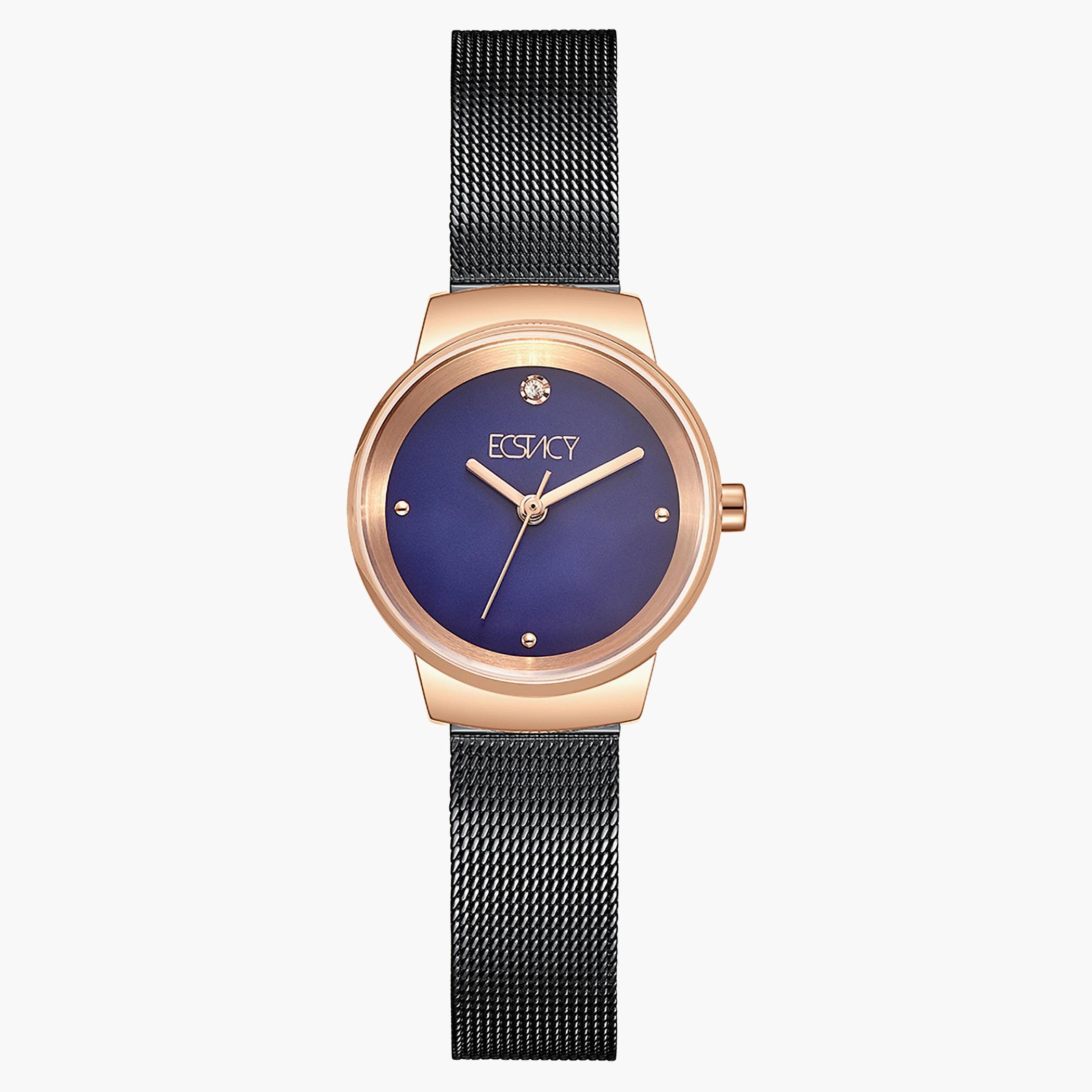 ساعة اكستاسي للنساء بسوار ازرق من الستانلس ستيل -E7511-RBBN-women-watchesandjewellery-watches-image-1