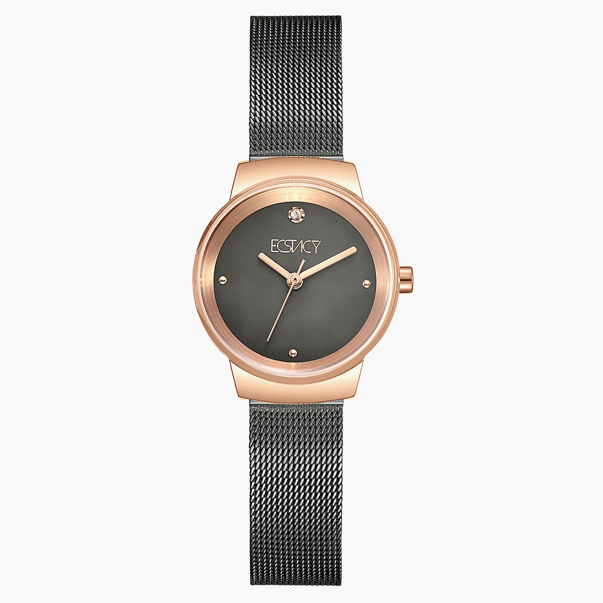 ساعة إكستاسي للنساء بسوار رمادي وسوار من الستانلس ستيل E7511-RBXX-women-watchesandjewellery-watches-image-1