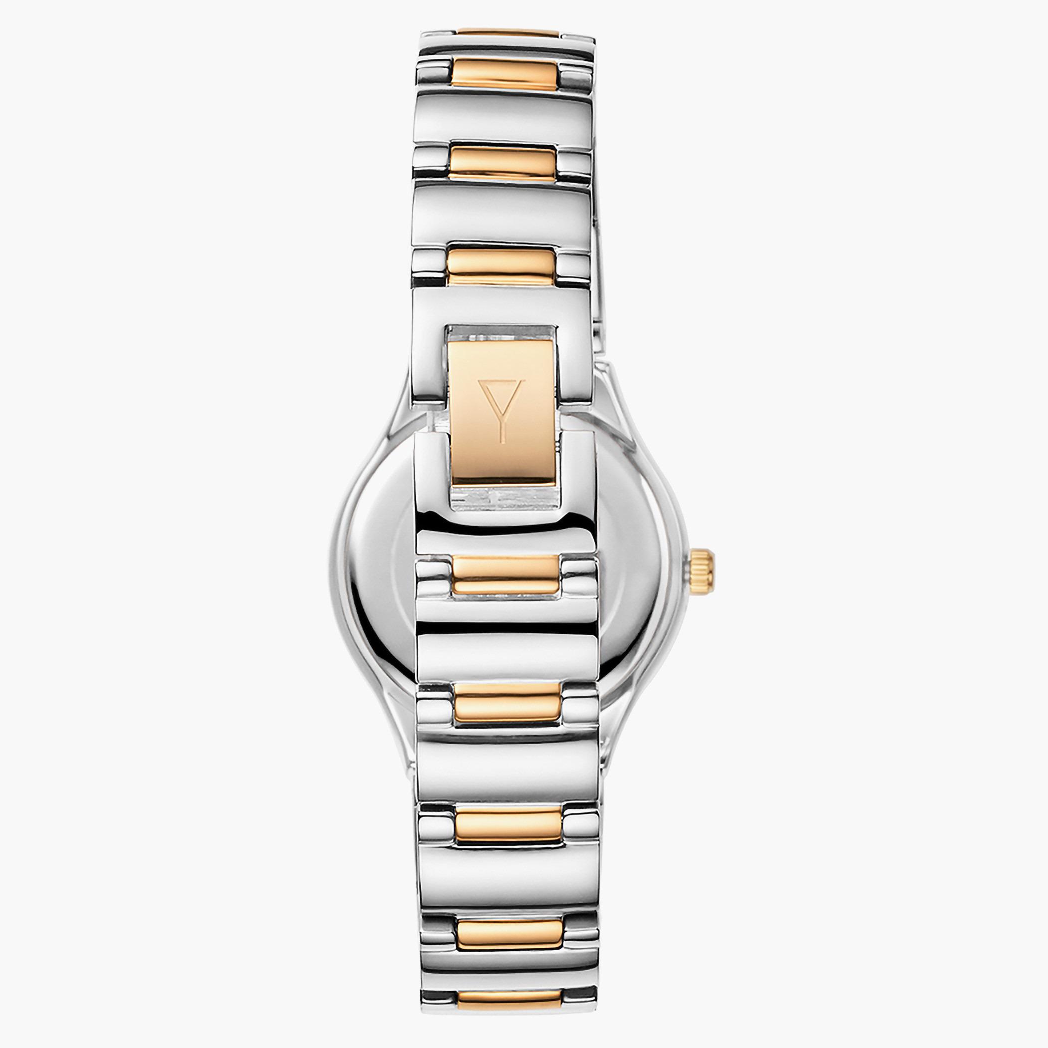 ساعة إكستاسي للنساء بسوار ذهبي من الستانلس ستيل - E6512-TBTC-women-watchesandjewellery-watches-image-3
