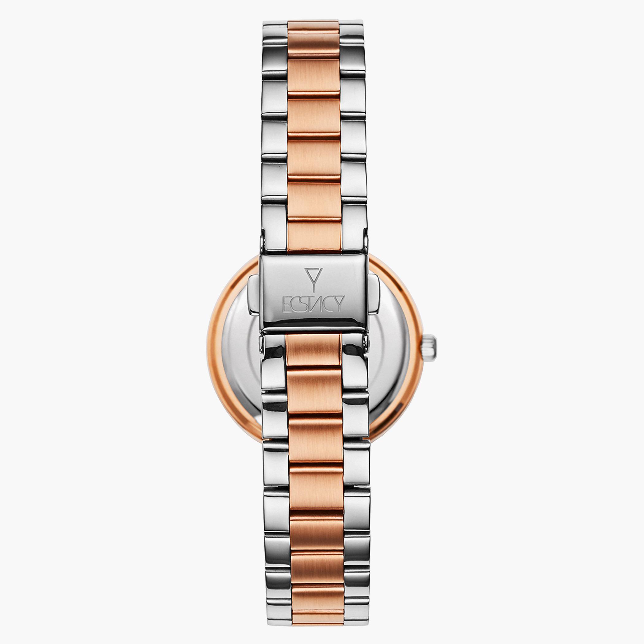 ساعة إكستاسي للنساء بسوار فضي من الستانلس ستيل - E5677-KBKS-women-watchesandjewellery-watches-image-3