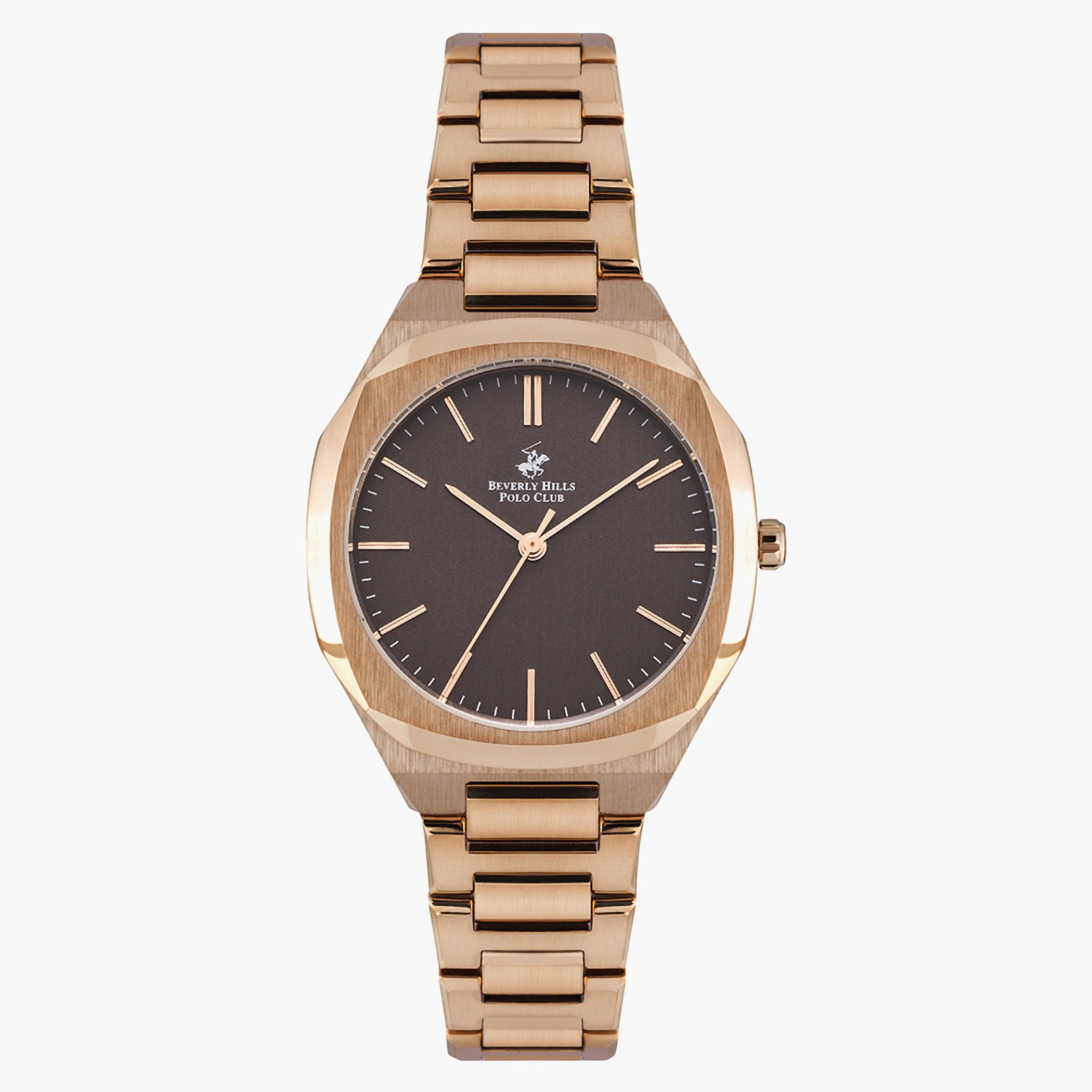 ساعة بيفرلي هيلز بولو كلوب من انالوج بسوار ذهبي وردي معدني للنساء - BP3024X.440-women-watchesandjewellery-watches-image-1