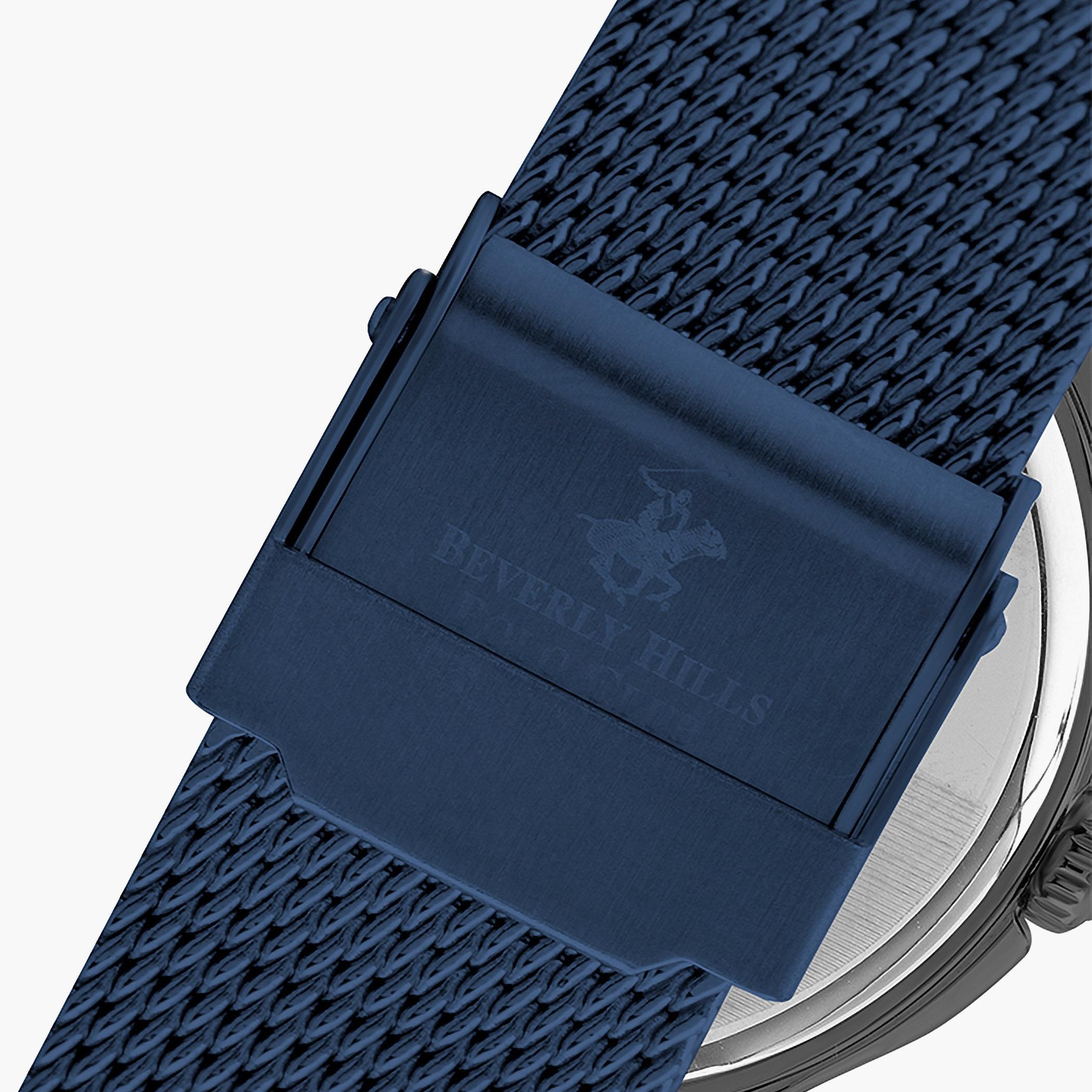Beverly Hills Polo Club Men Mesh Dark Blue Strap Analog Watch - BP3218X.090-men-watchesandjewellery-watches-image-3